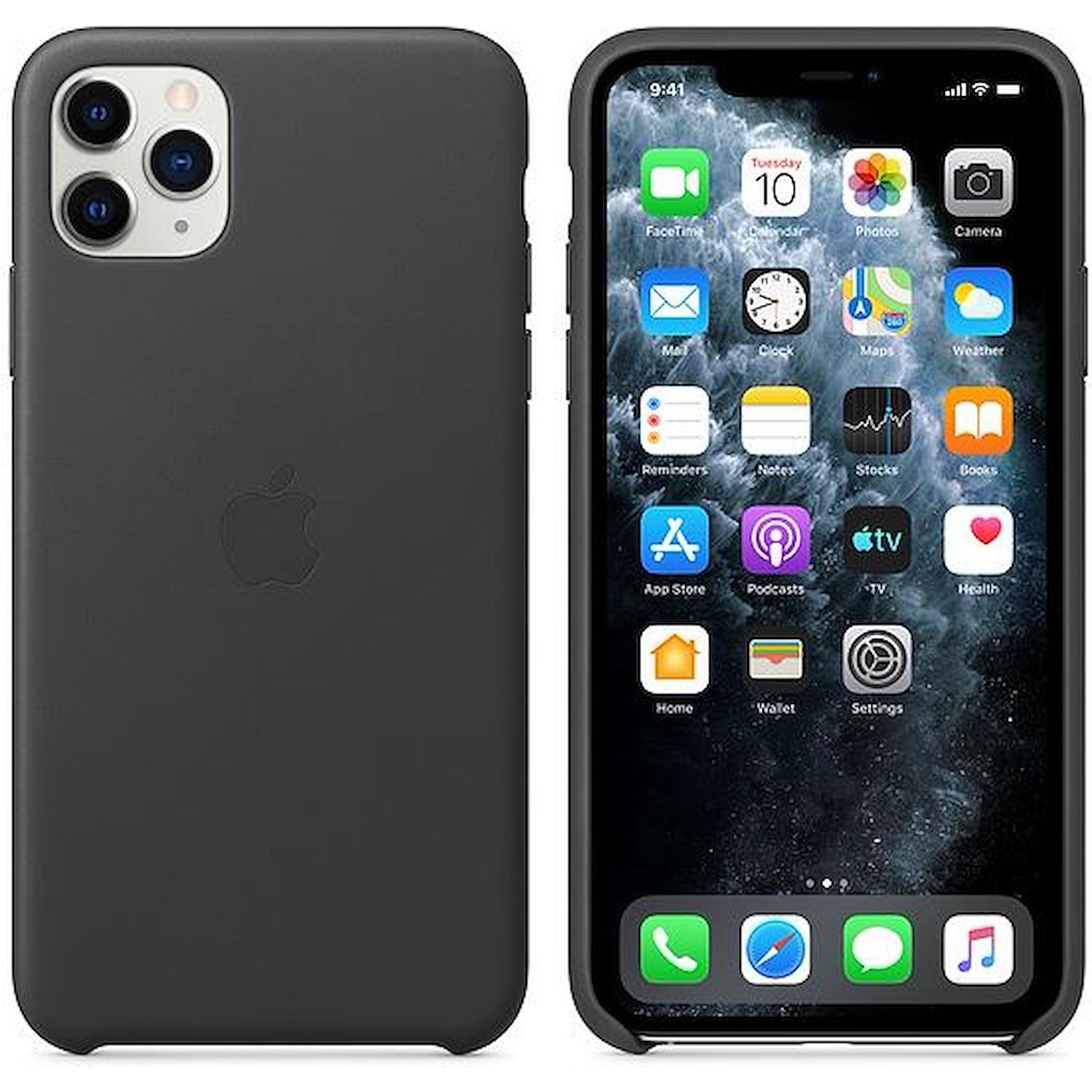 Immagine per Custodia Apple in pelle per smartphone iPhone 11 Pro Max black nero da DIMOStore