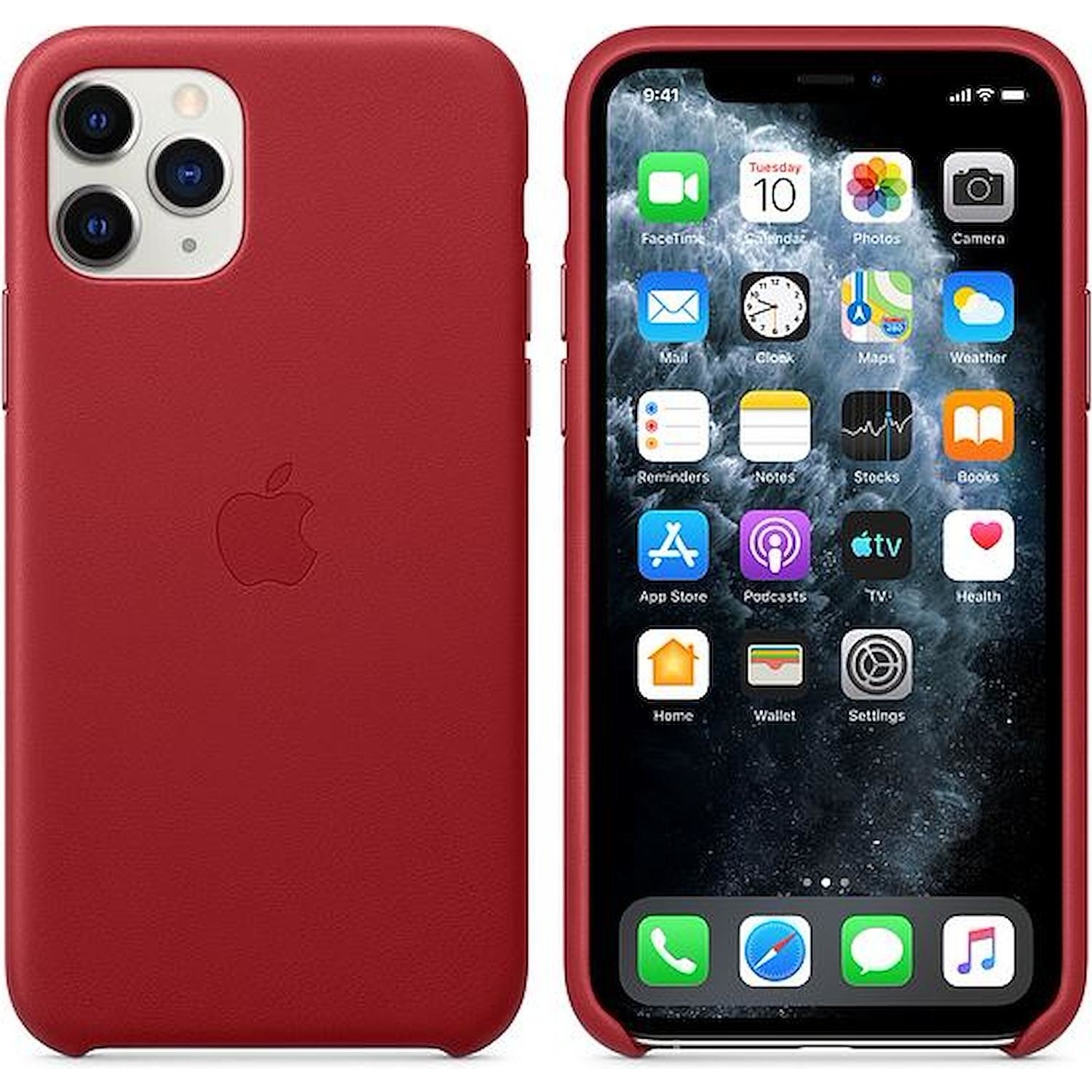 Immagine per Custodia Apple per iPhone 11 Pro in pelle product red rosso da DIMOStore