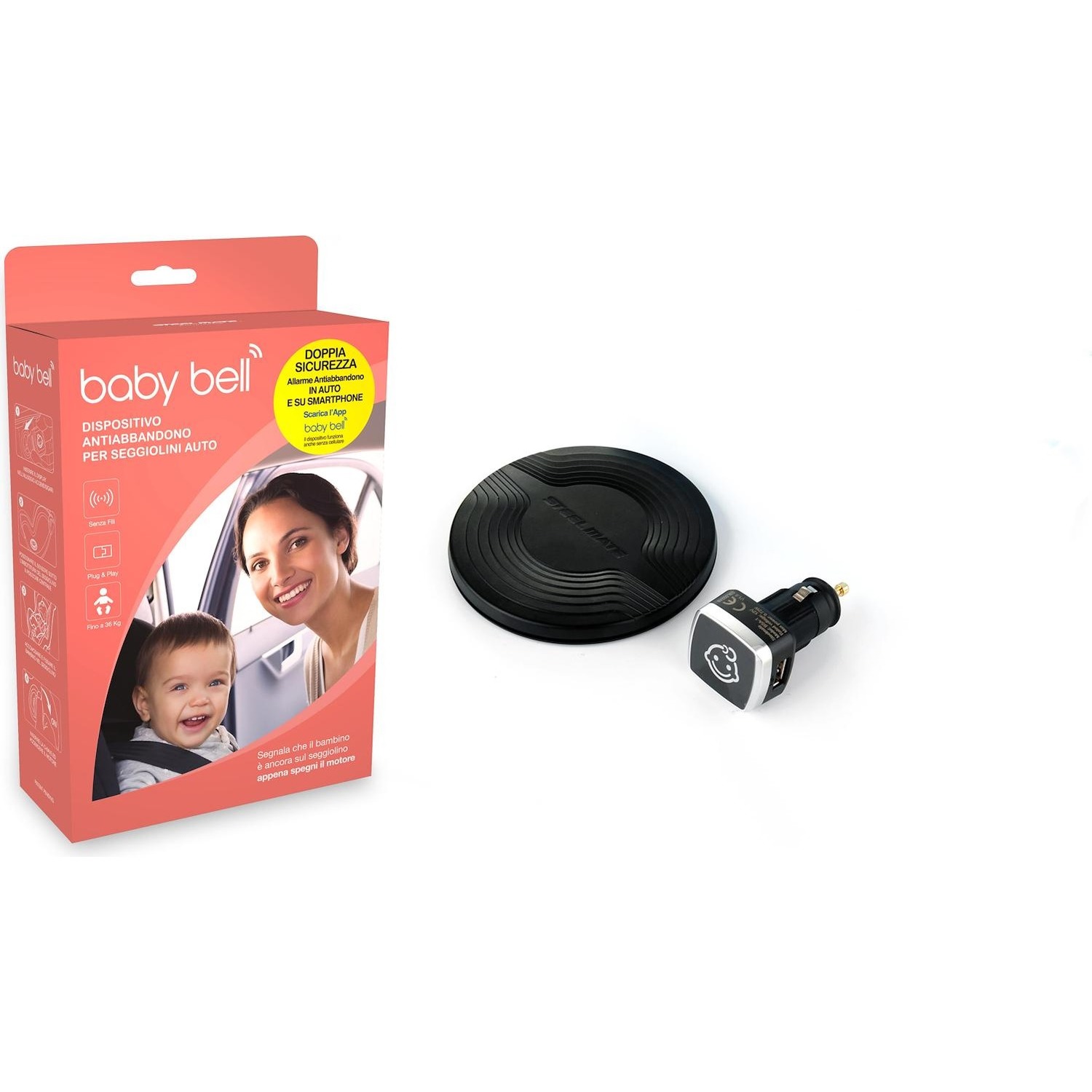 Immagine per Dispositivo antiabbandono per bambini Italbell Babybell Smart Pad conforme DM 2/10/19 n.122 protezio da DIMOStore