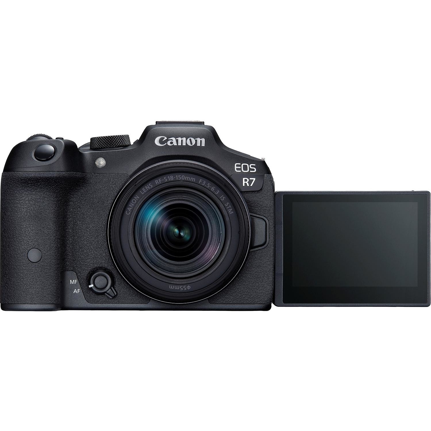 Immagine per Fotocamera mirrorless Canon EOS R7+ RF-S 18-150   f/3.5-6.3 IS STM da DIMOStore
