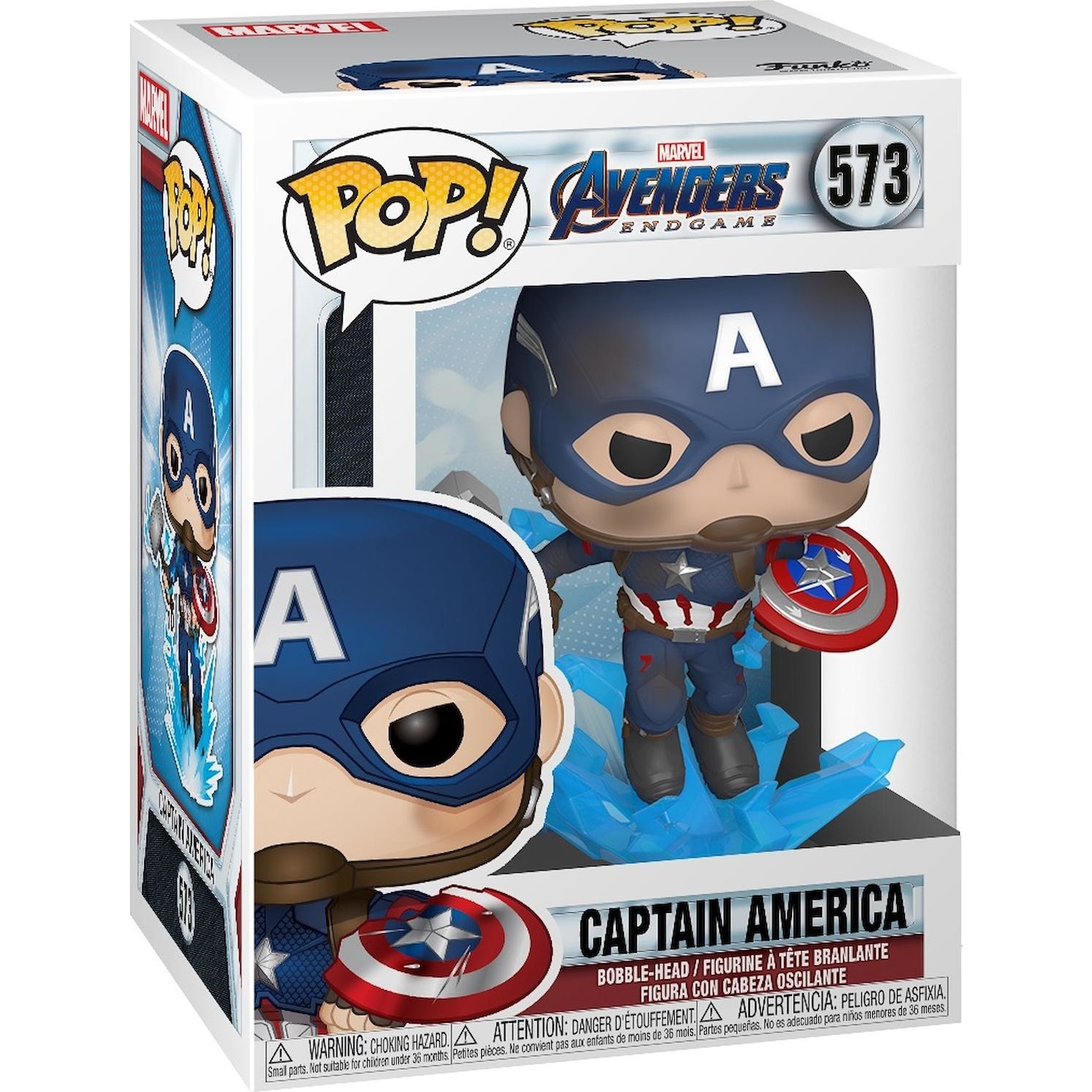 Immagine per Funko POP Avengers Endgame Captain - America 573 da DIMOStore