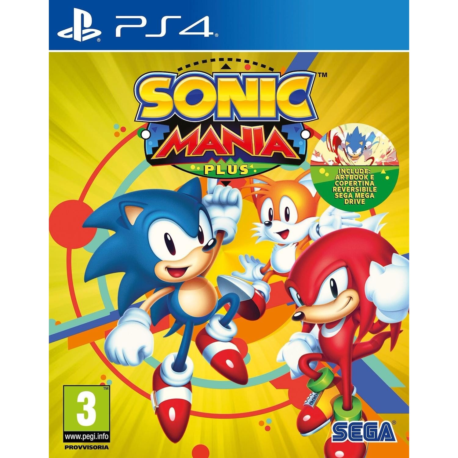 Gioco PS4 Sonic Mania plus - DIMOStore