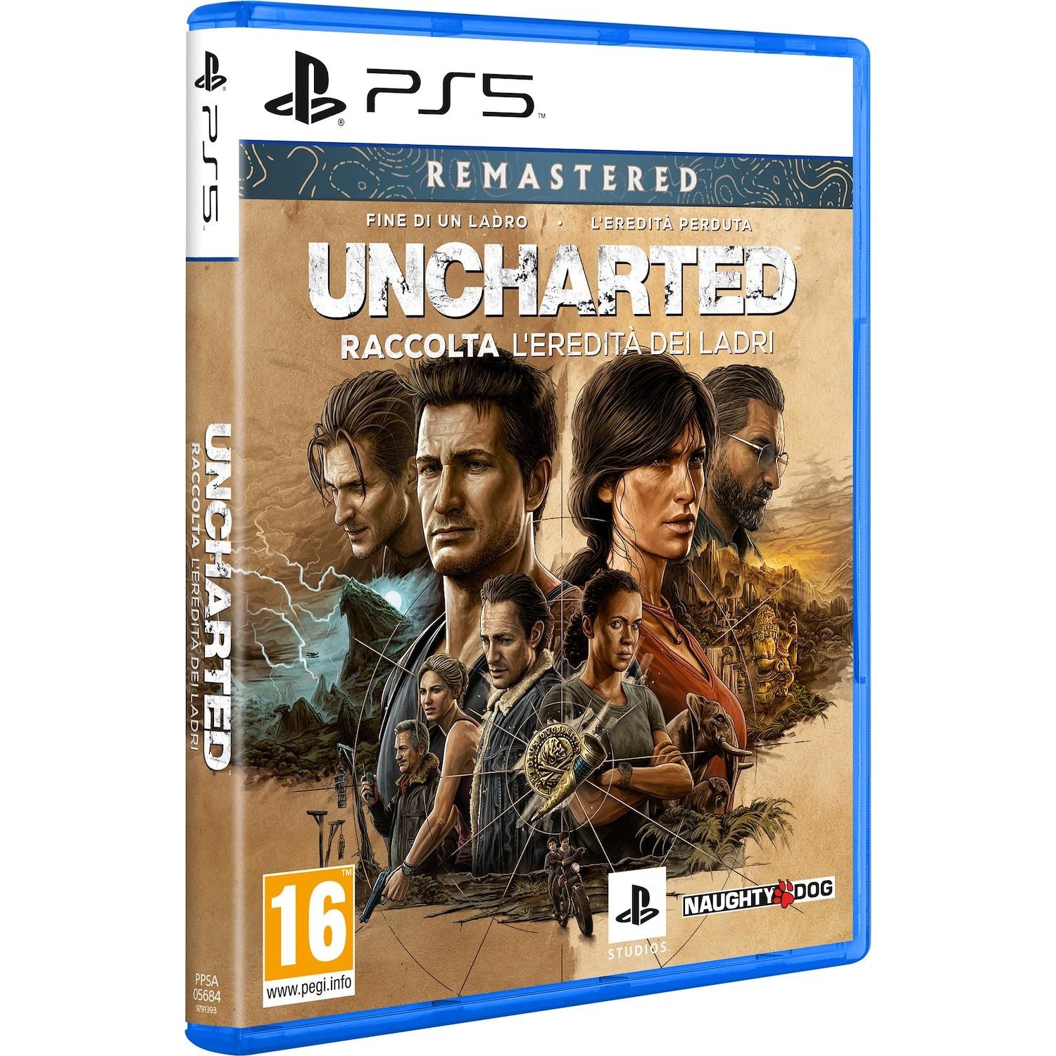 Immagine per Gioco PS5 Uncharted: Raccolta L'Eredita' dei ladri (Uncharted 4: Fine di un Ladro + Uncharted: L'Ere da DIMOStore