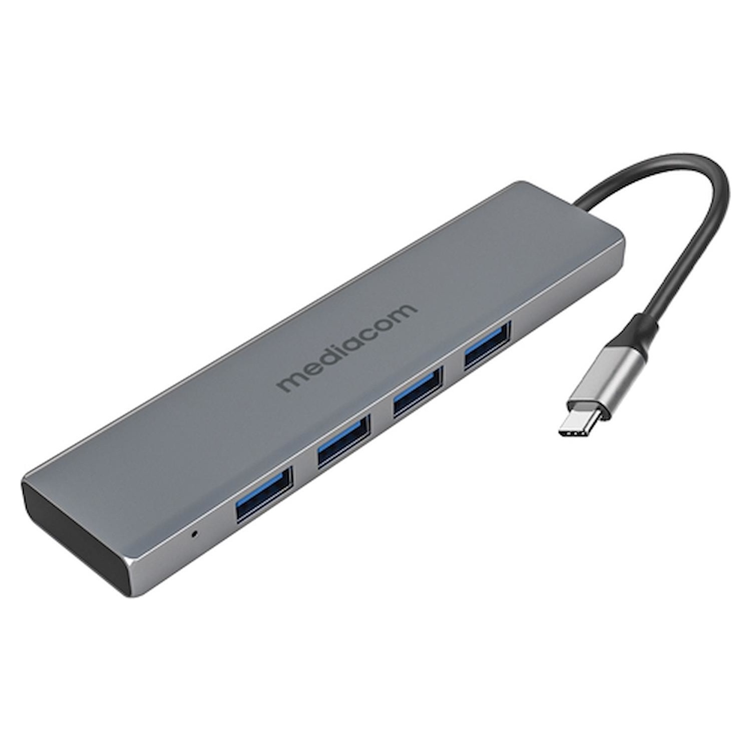 Immagine per Hub Type-C Mediacom 4 Porte USB alluminio da DIMOStore