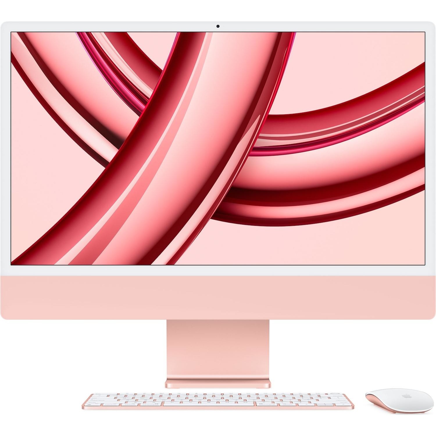 Immagine per iMac Apple M3 24" 5K MQRT3T/A rosa 256GB da DIMOStore