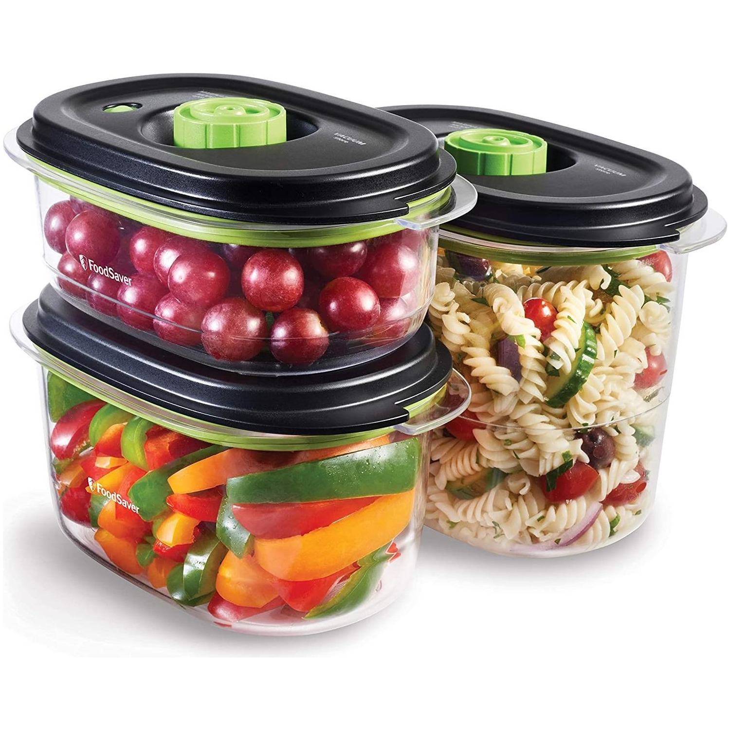 Kit 3 confezioni contenitori FoodSaver salva freschezza per