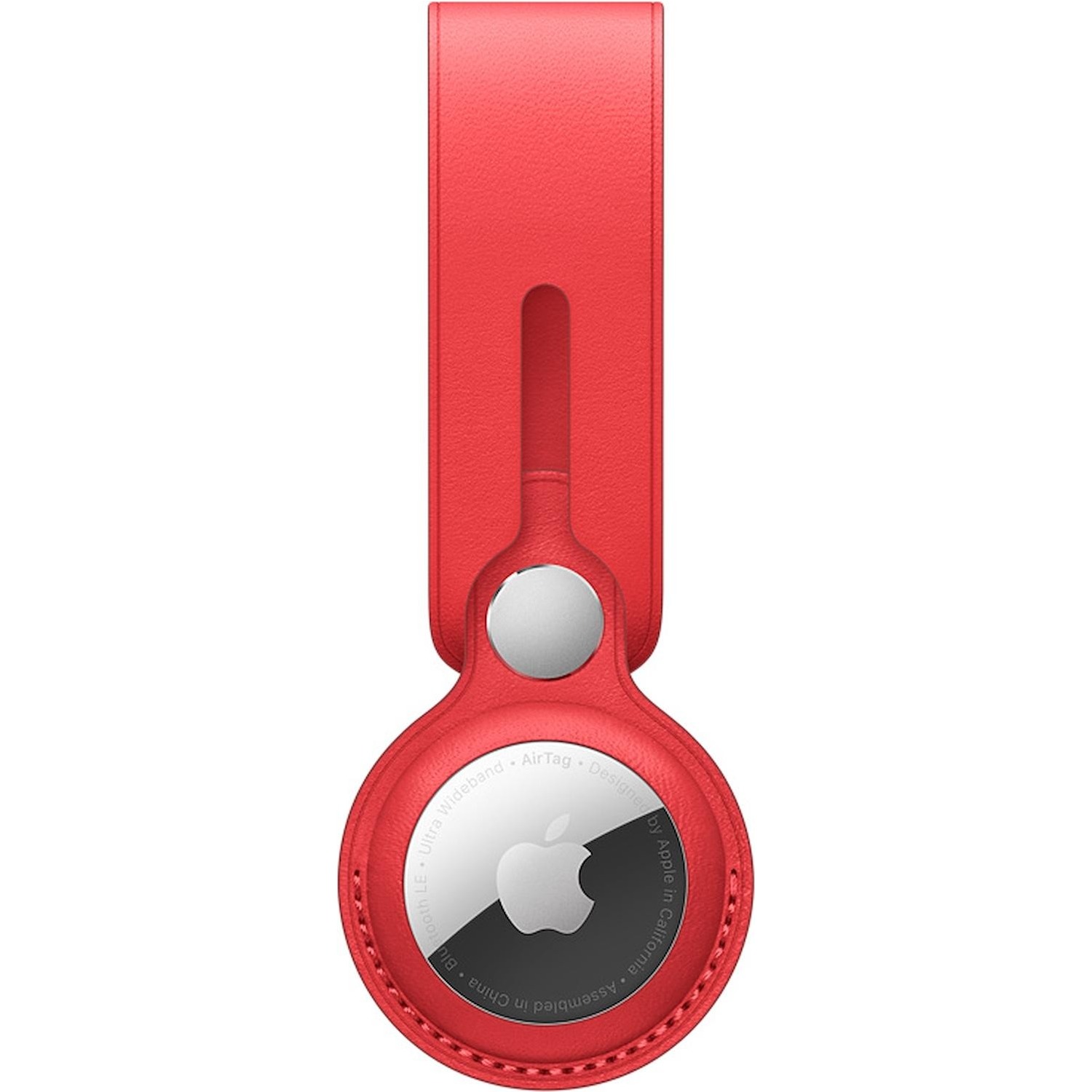 Immagine per Laccetto Apple per AirTag in pelle rosso da DIMOStore