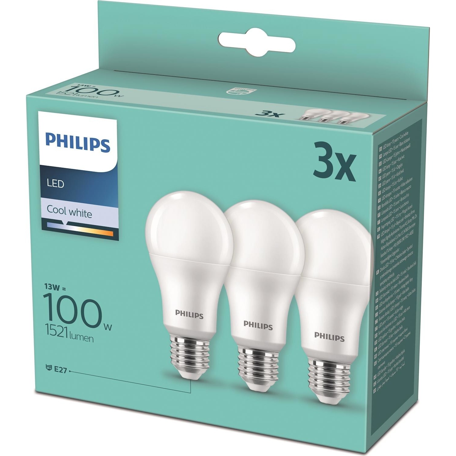 Immagine per Lampadina Philips LED discount goccia 100E E27    4000K 3pz da DIMOStore