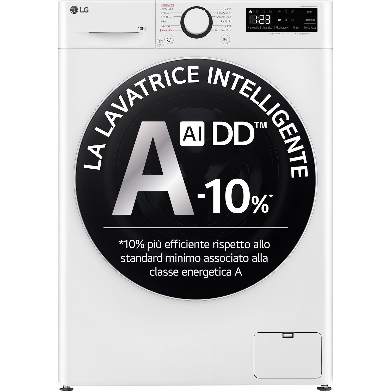 Immagine per Lavatrice frontale LG F4R5010TSWW bianco da DIMOStore