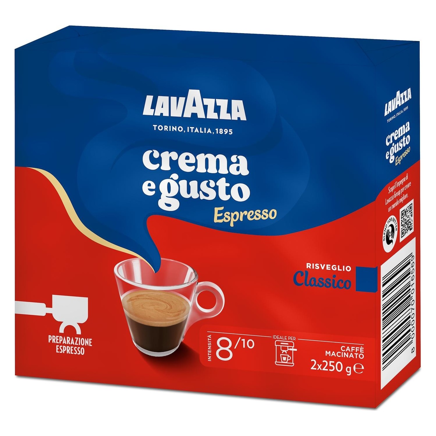 Immagine per Lavazza Crema & Gusto Espresso 2x250gr Macinato da DIMOStore