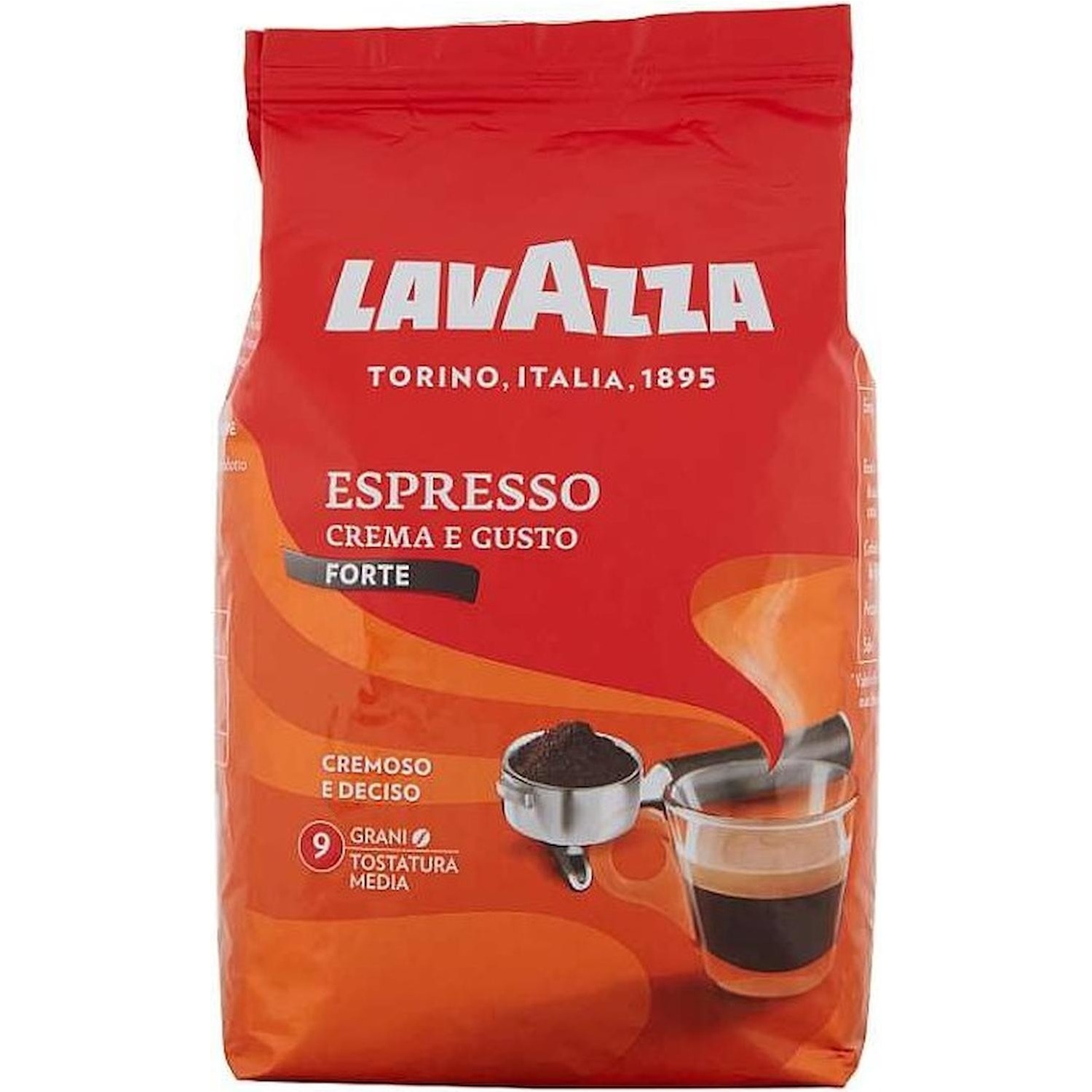 Lavazza Crema & Gusto Forte 1KG Caffe' in Grani - DIMOStore