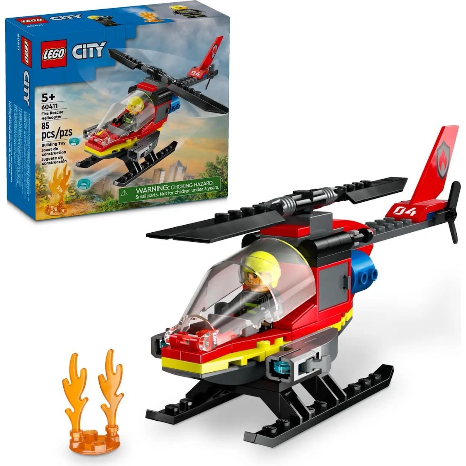 Lego City Elicottero dei pompieri - DIMOStore