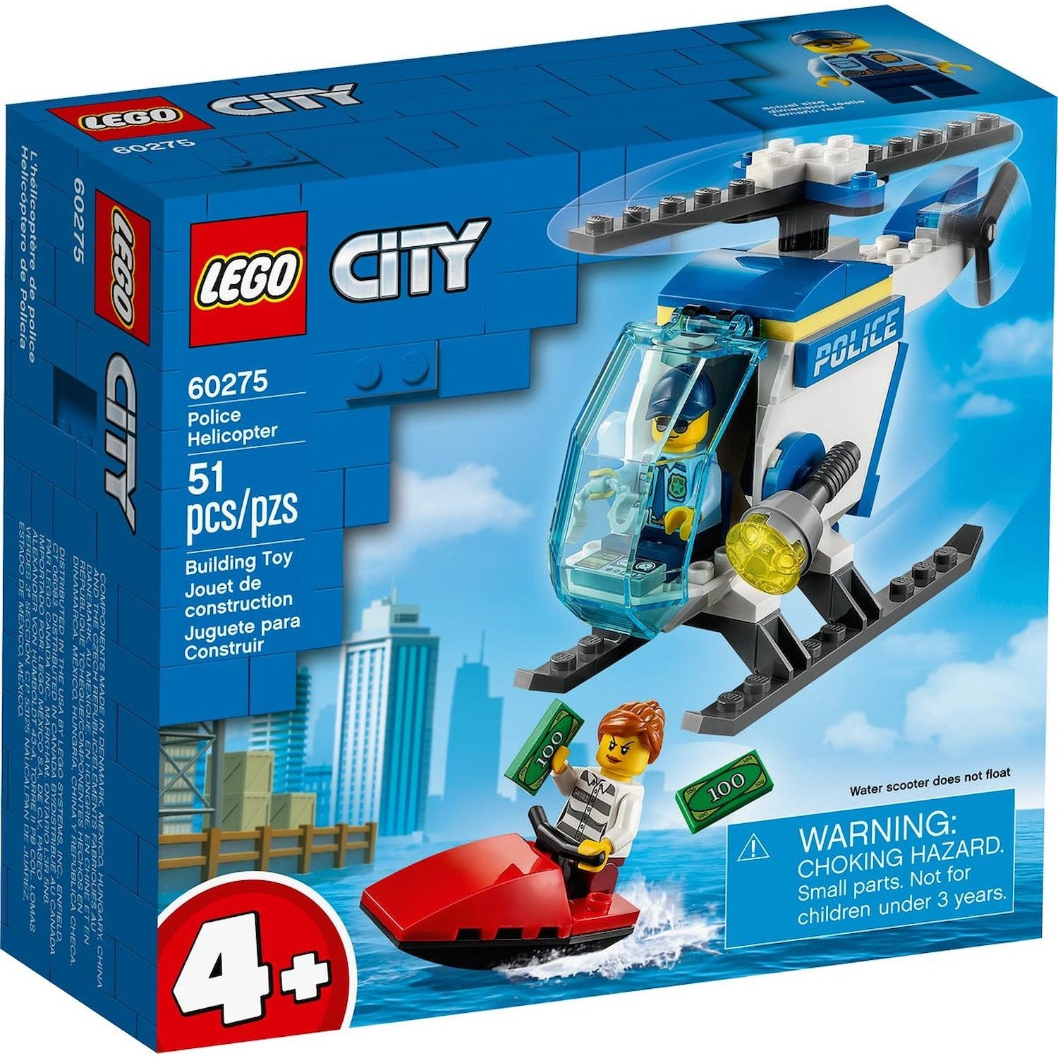 Lego City Elicottero della Polizia - DIMOStore