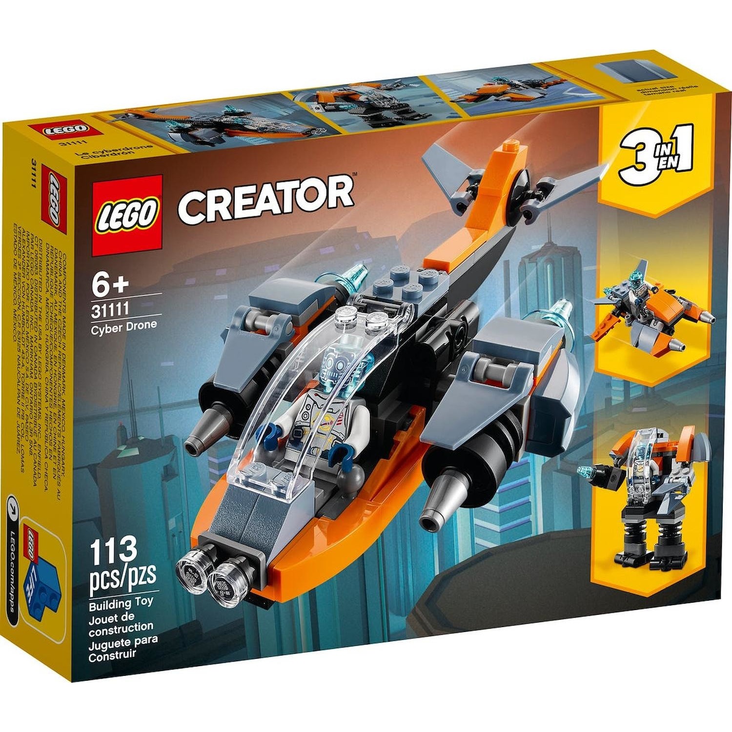Immagine per Lego Creator Cyber-Drone da DIMOStore