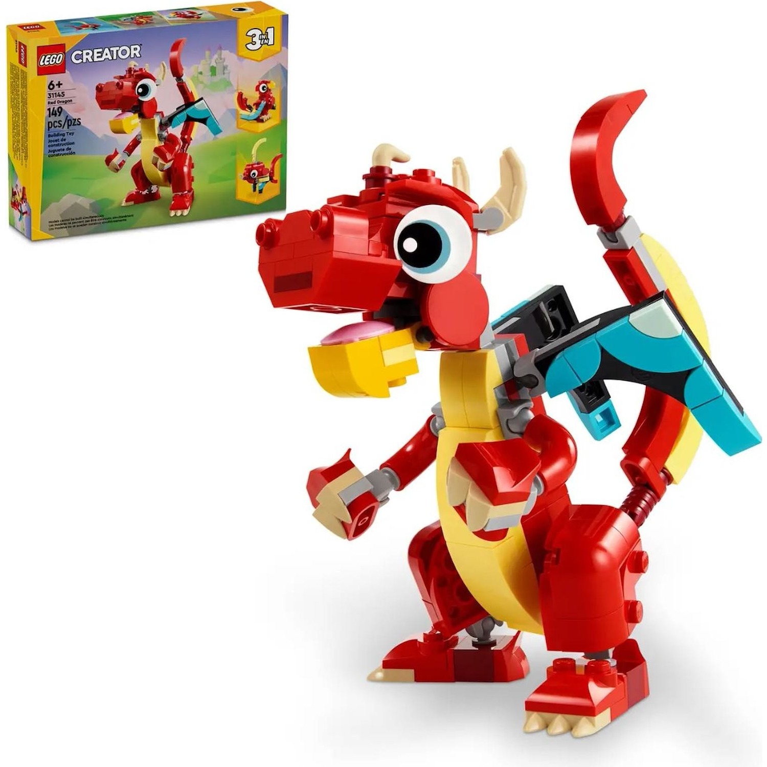 Lego Creator Drago rosso - DIMOStore