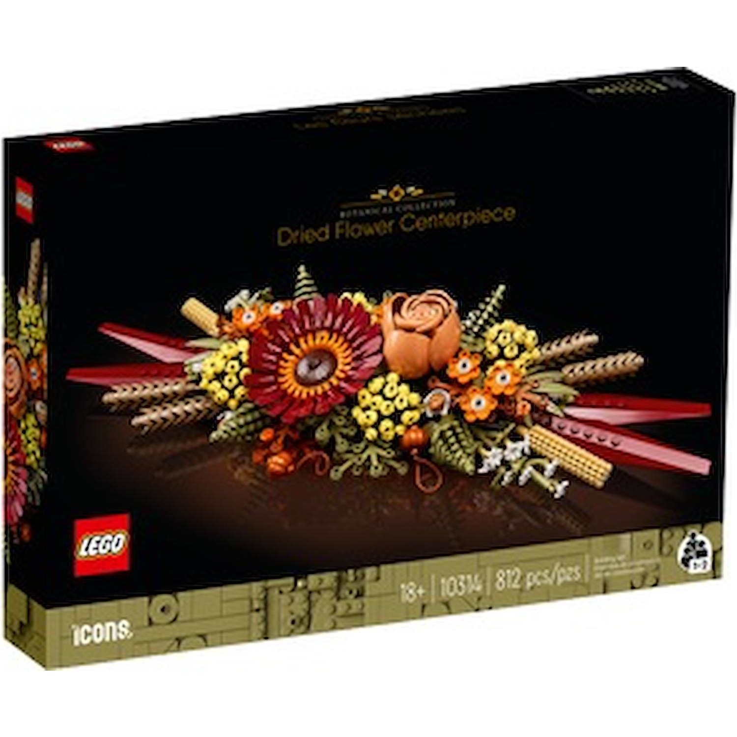 Immagine per Lego Icons Centrotavola di fiori secchi da DIMOStore