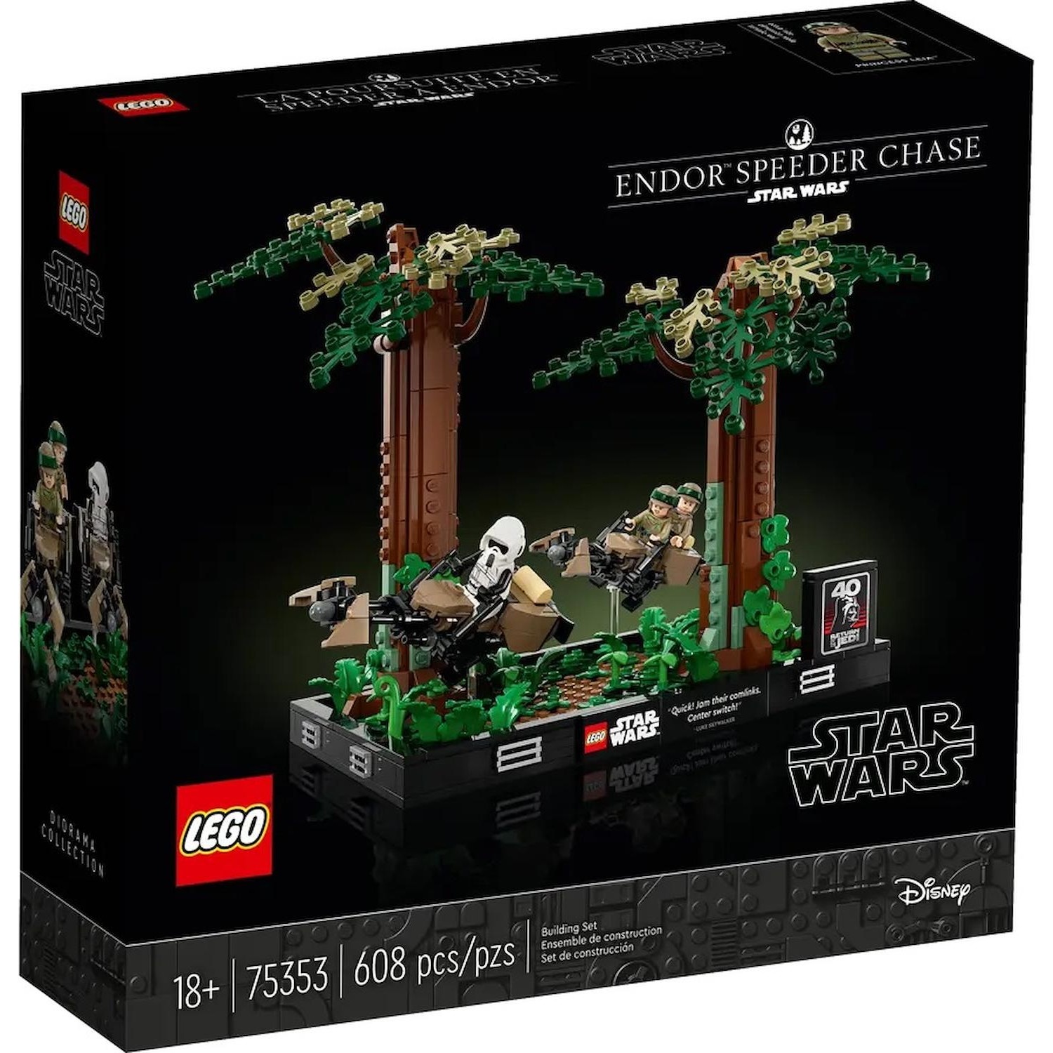 Immagine per Lego Star Wars Diorama Inseguimento con lo speeder su Endor da DIMOStore