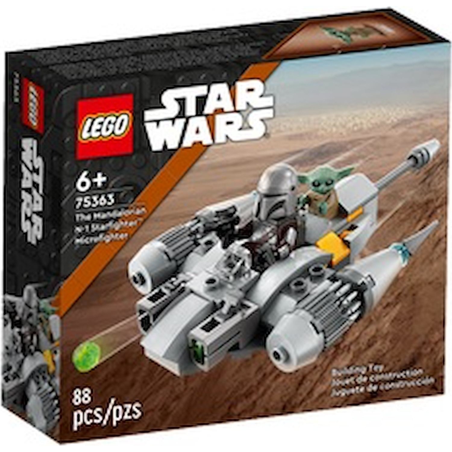 LEGO Star Wars Il Mandaloriano e il Bambino, Set di Costruzioni