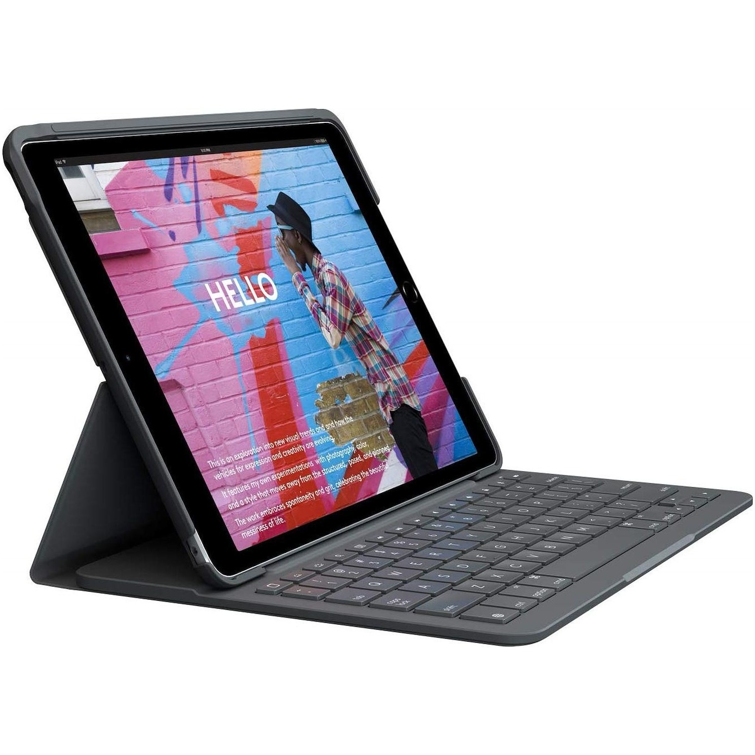 Immagine per Logitech custodia con tastiera folio per iPad     7 e 8 generazione da DIMOStore