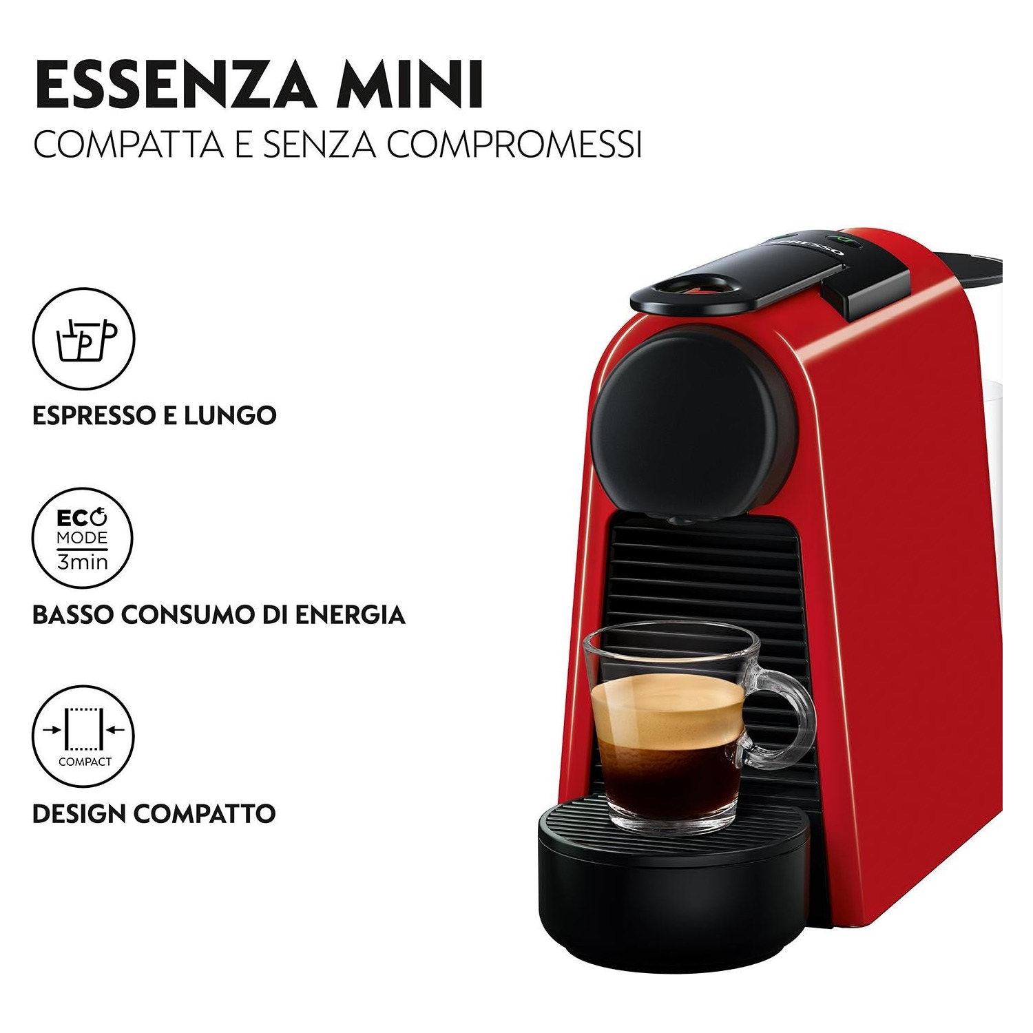 Immagine per Macchina caffè Nespresso De'Longhi EN 85.R        Essenza Mini da DIMOStore