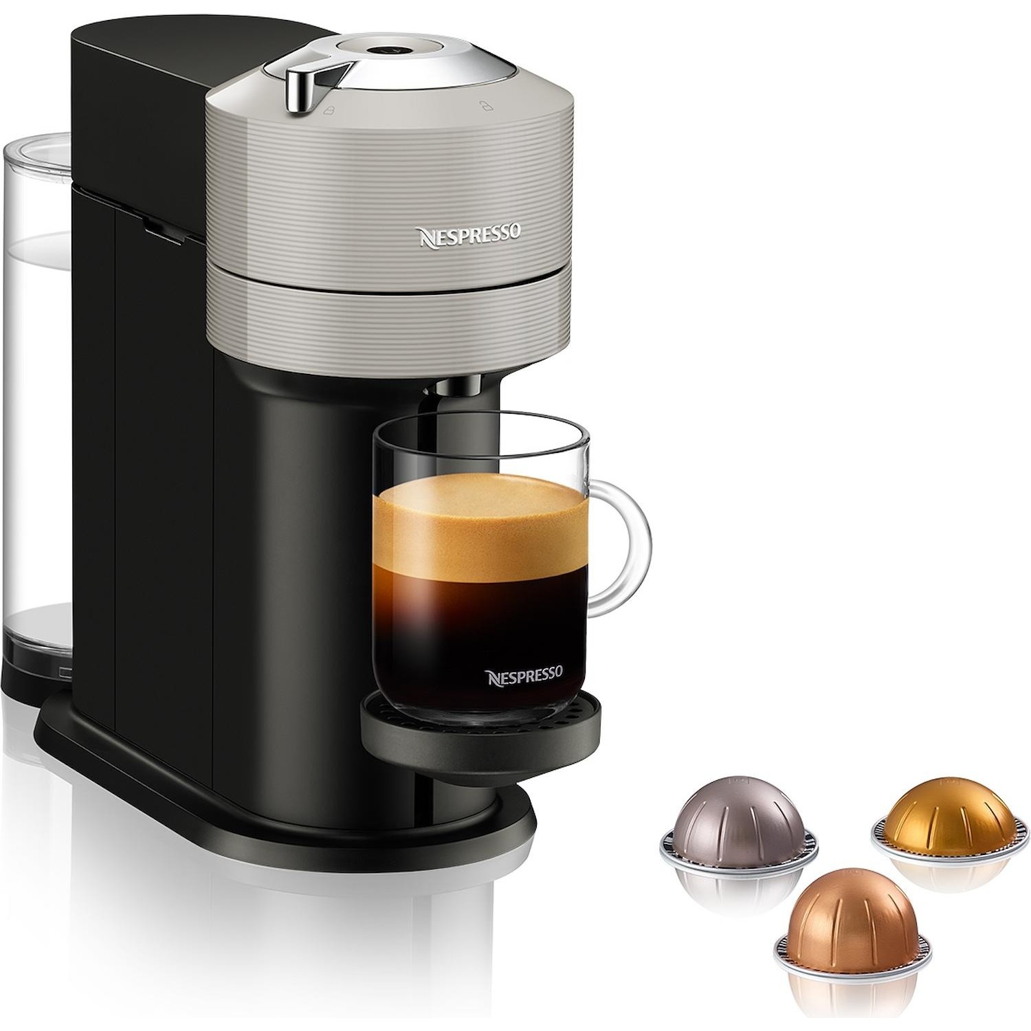 Immagine per Macchina caffè Nespresso Krups Vertuo Next XN910BK grey grigio da DIMOStore