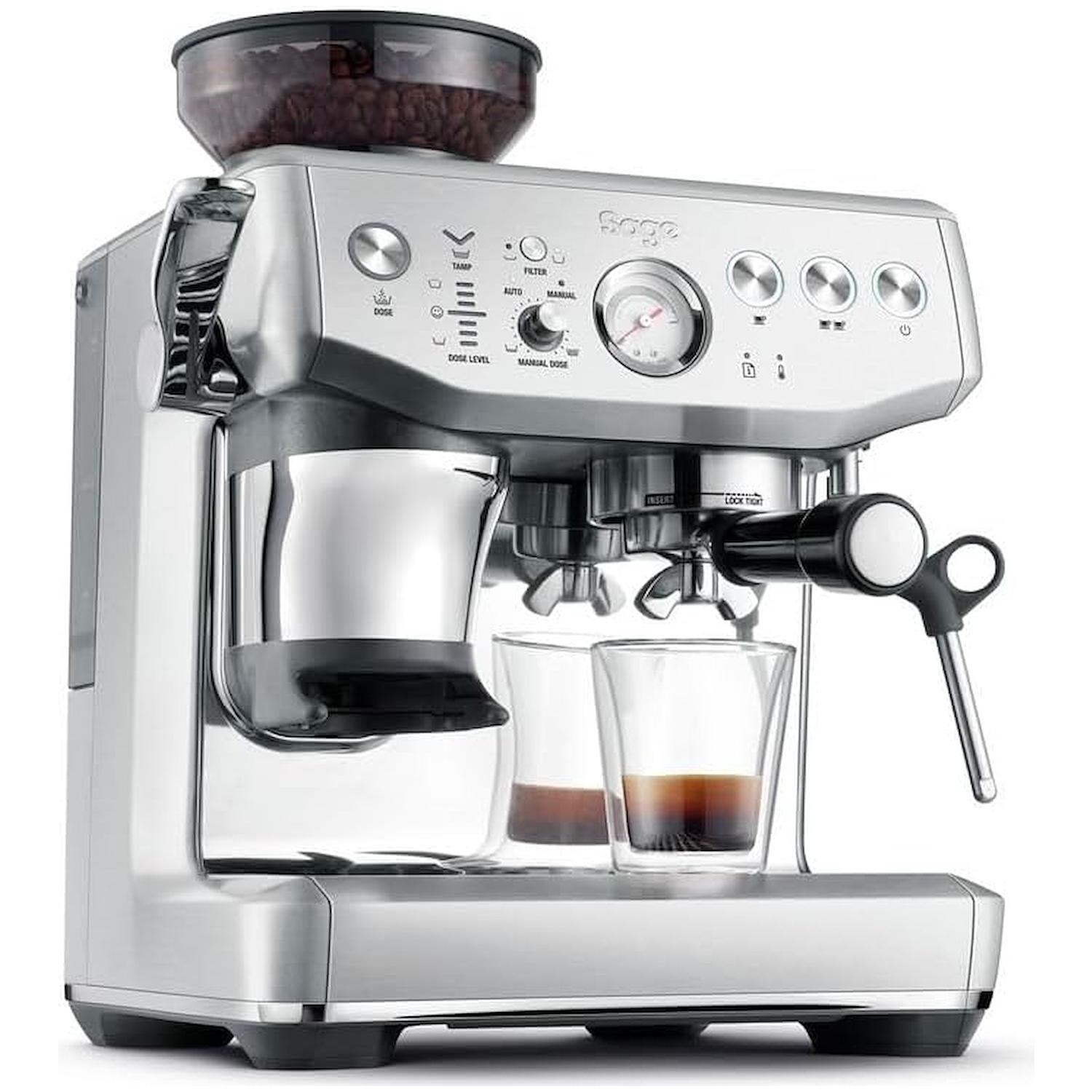 Immagine per Macchina da caffè per espresso manuale Sage The Barista Express Impress SS876BSS4EU Brushed stainles da DIMOStore