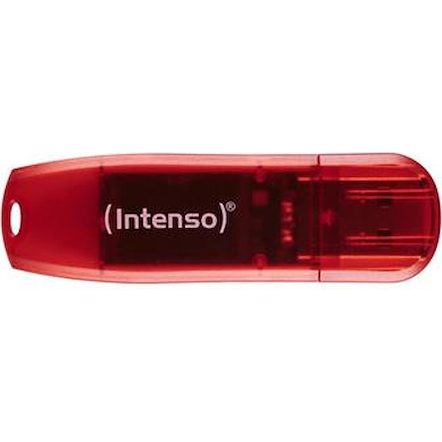 Immagine per Memoria USB Intenso 64GB rossa da DIMOStore
