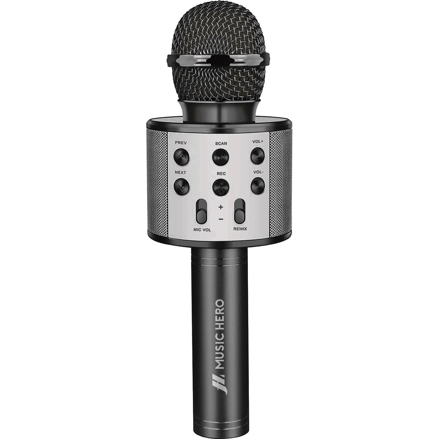 Immagine per Microfono per Karaoke SBS wireless TF card e USB nero da DIMOStore