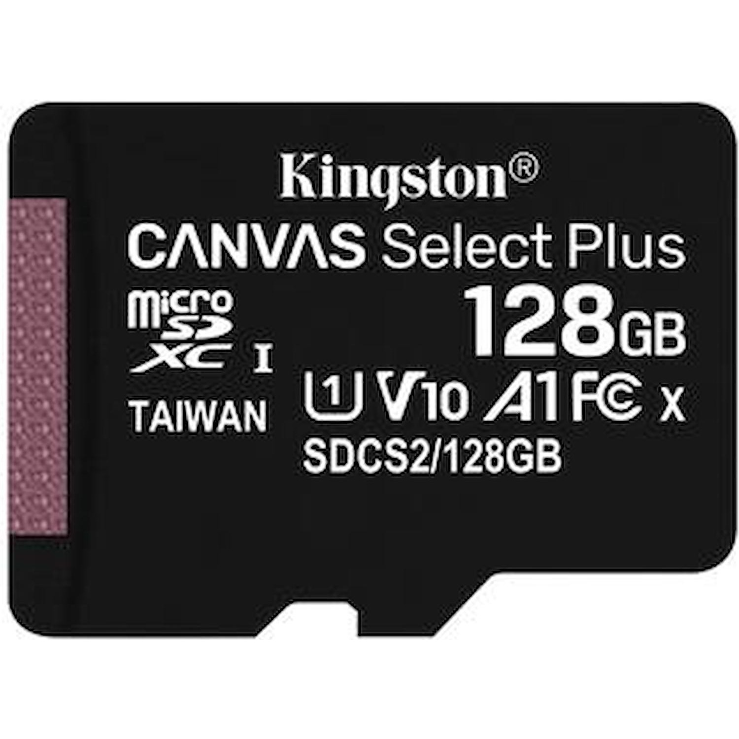 Immagine per MicroSD Kingston 128GB con adattatore da DIMOStore