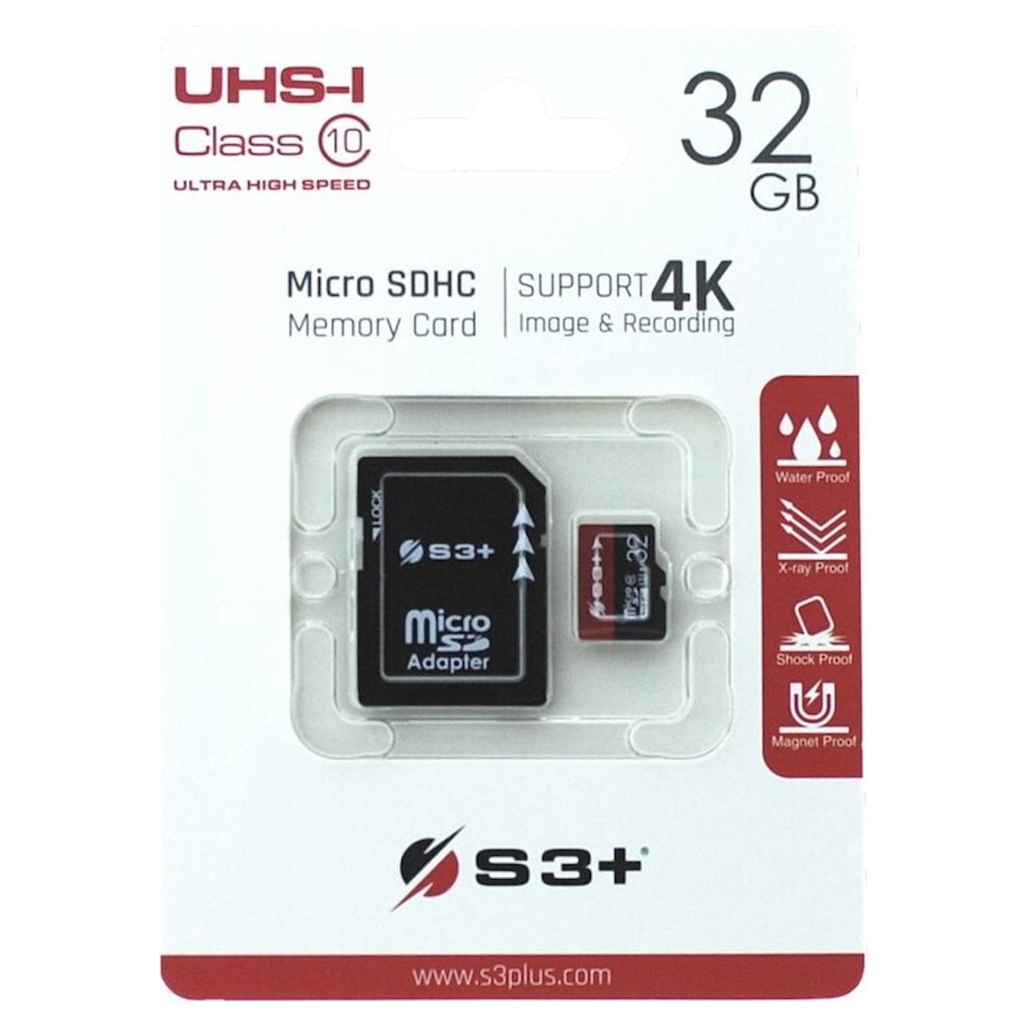 Immagine per MicroSD S3+ 32GB ultra high UHS-1 con adattatore  SD da DIMOStore