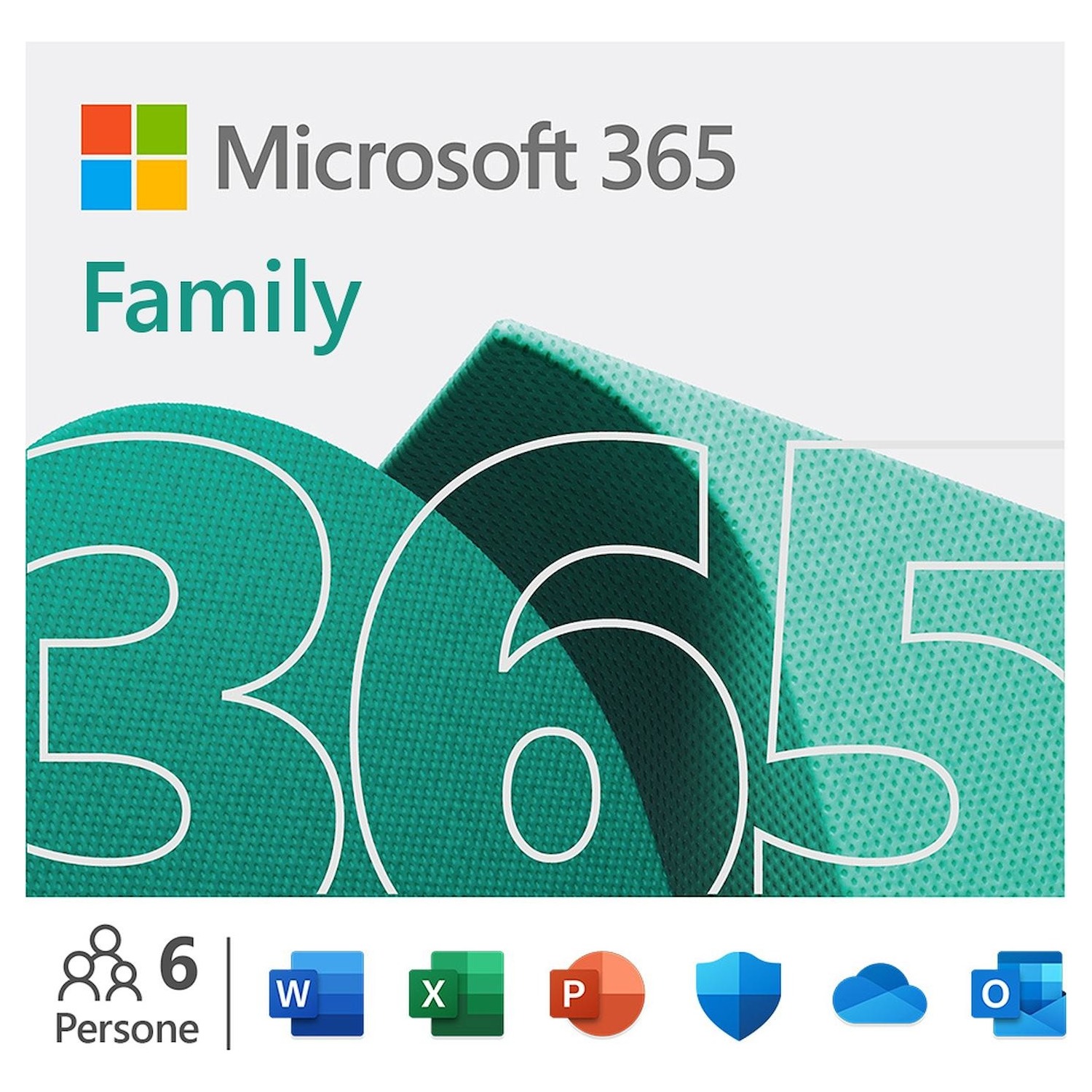 Immagine per Microsoft 365 Family ESD                          CARD Download version da DIMOStore