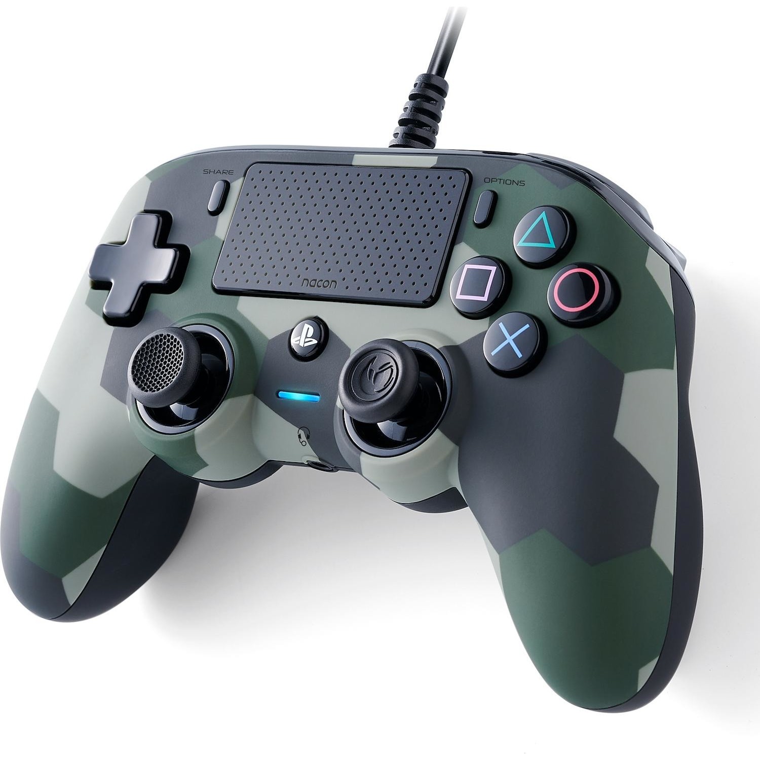 Immagine per Nacon PS4 Pad Compact Camo Green Wired da DIMOStore