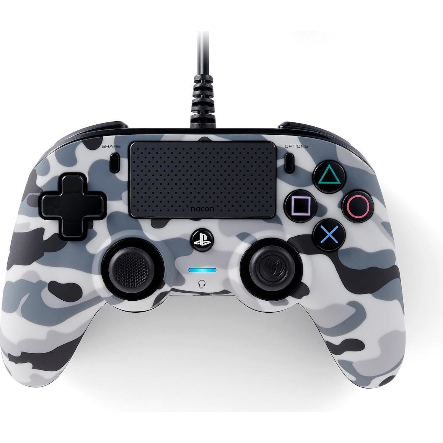 Nacon PS4 Pad Compact Camo Grey wired controller - DIMOStore