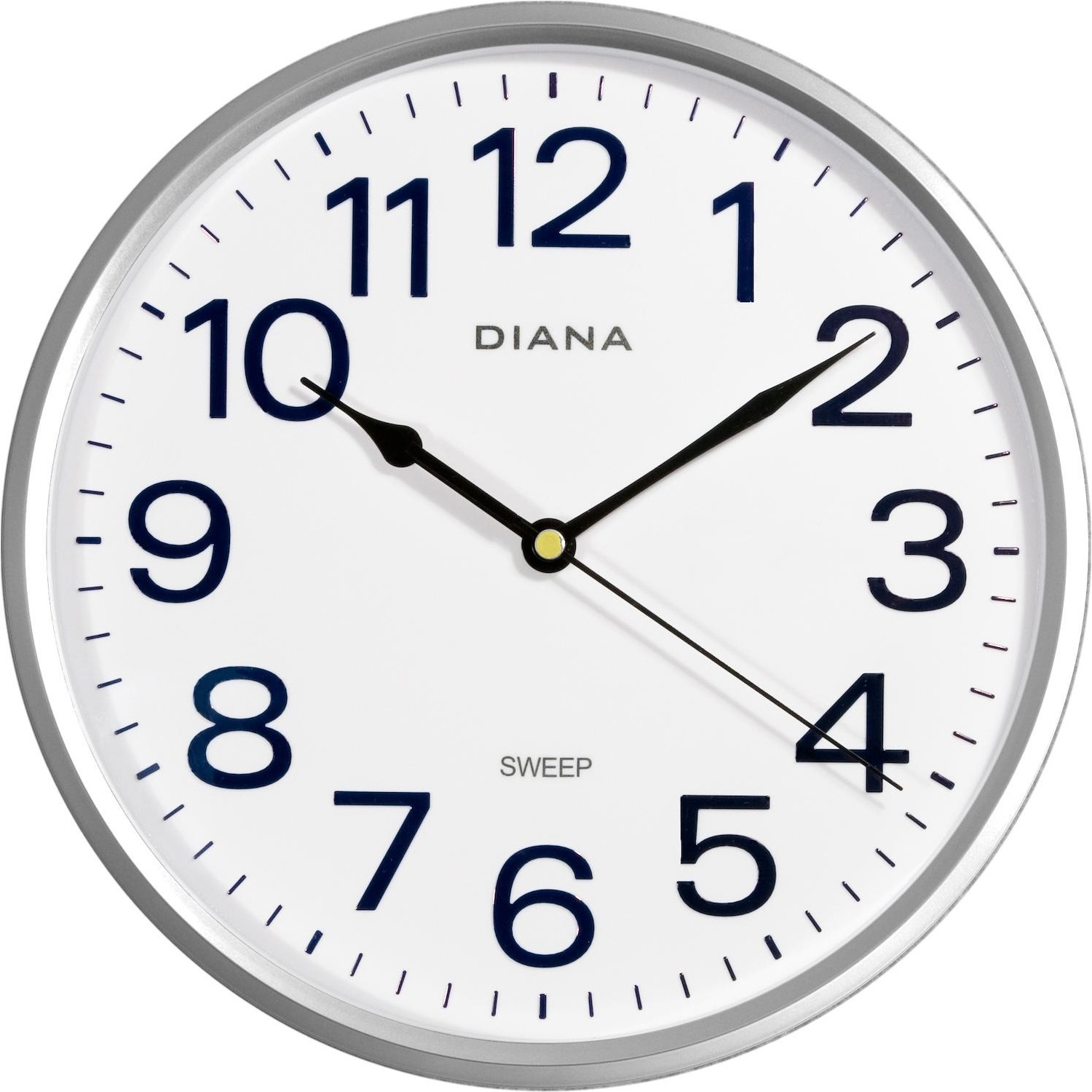 Immagine per Orologio da muro Diana 111739 movimento silenzioso diametro 255mm silver da DIMOStore