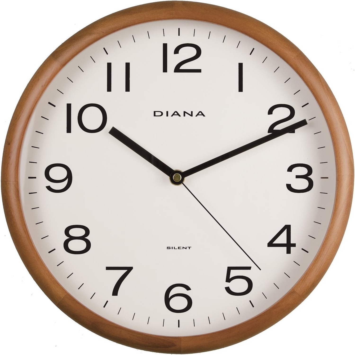 Immagine per Orologio da muro Diana 141169 diametro 30cm coloretinta noce chiaro da DIMOStore