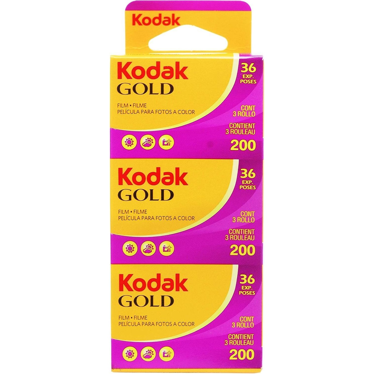 Immagine per Pellicola a colore Kodak Gold 200 GB135 36 pose   200 ASA - confezione tripla da DIMOStore