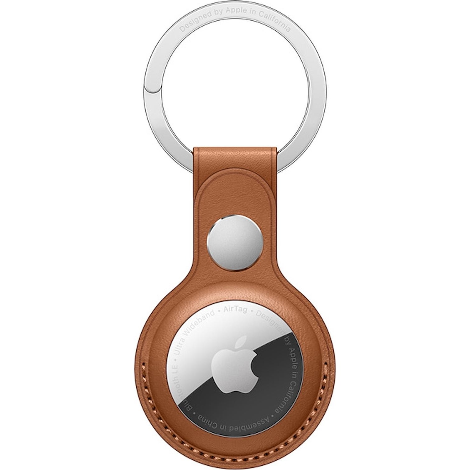 Immagine per Portachiavi Apple per AirTag in pelle marrone cuoio da DIMOStore