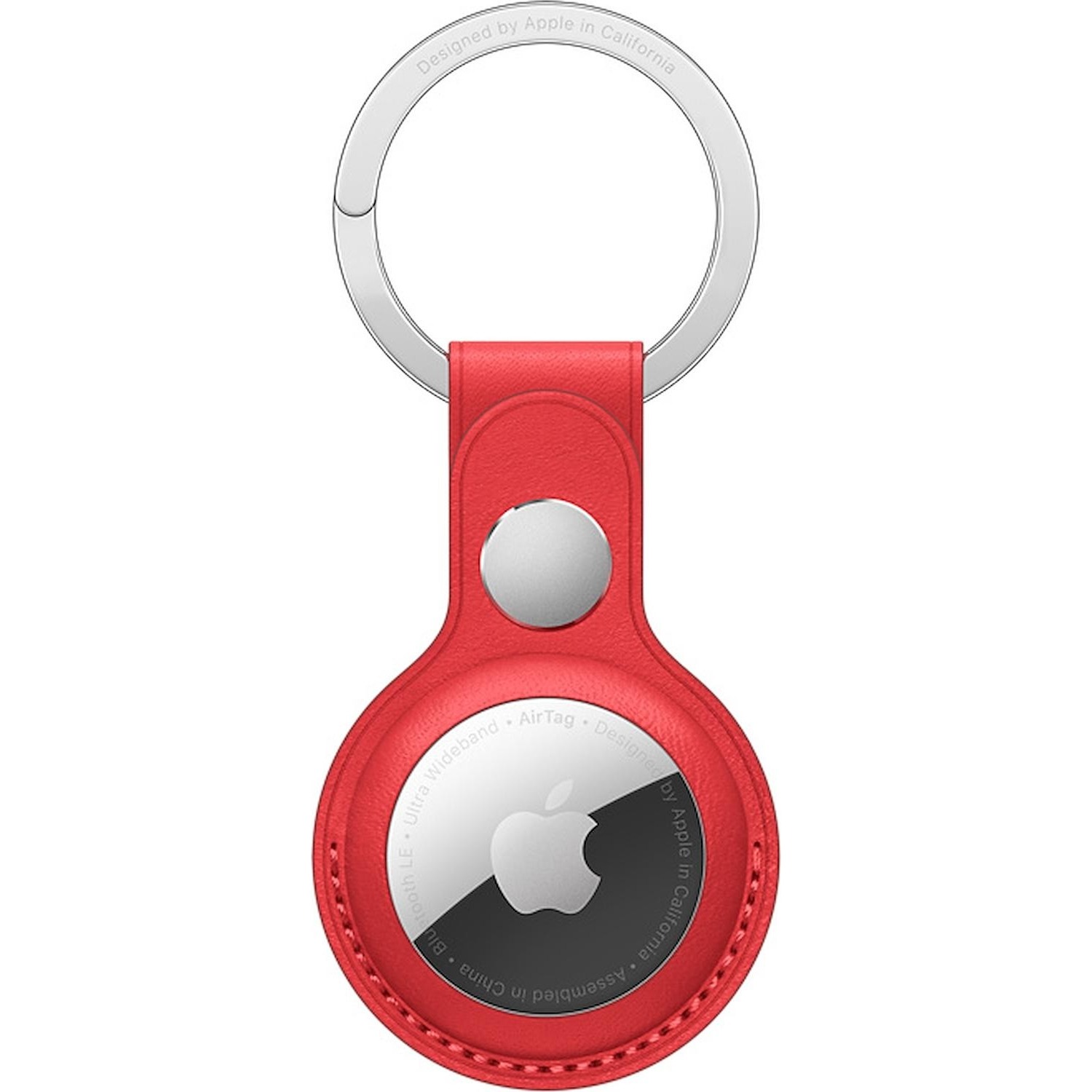 Immagine per Portachiavi Apple per AirTag in pelle rosso da DIMOStore