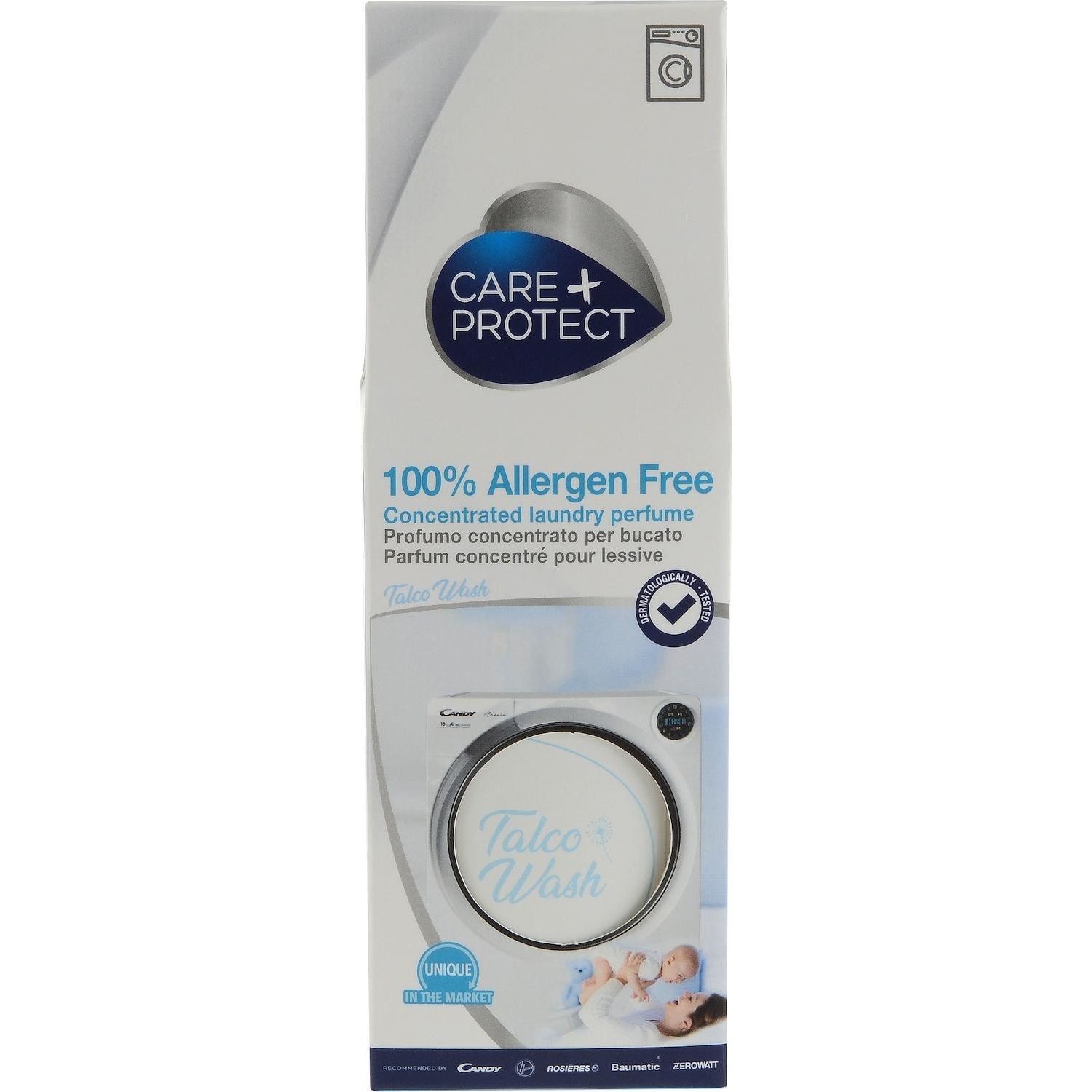Immagine per Profumo concentrato per bucato talco wash Care+Protect LPL1004TAF 100ml da DIMOStore