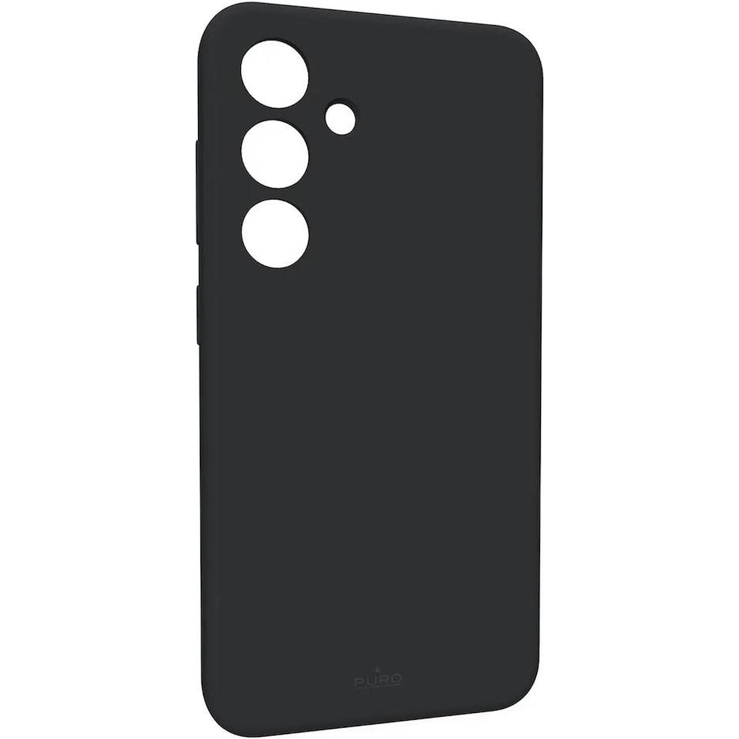Immagine per Puro Cover in Silicone Liquido "ICON" per Samsung Galaxy S24+ colore nero da DIMOStore