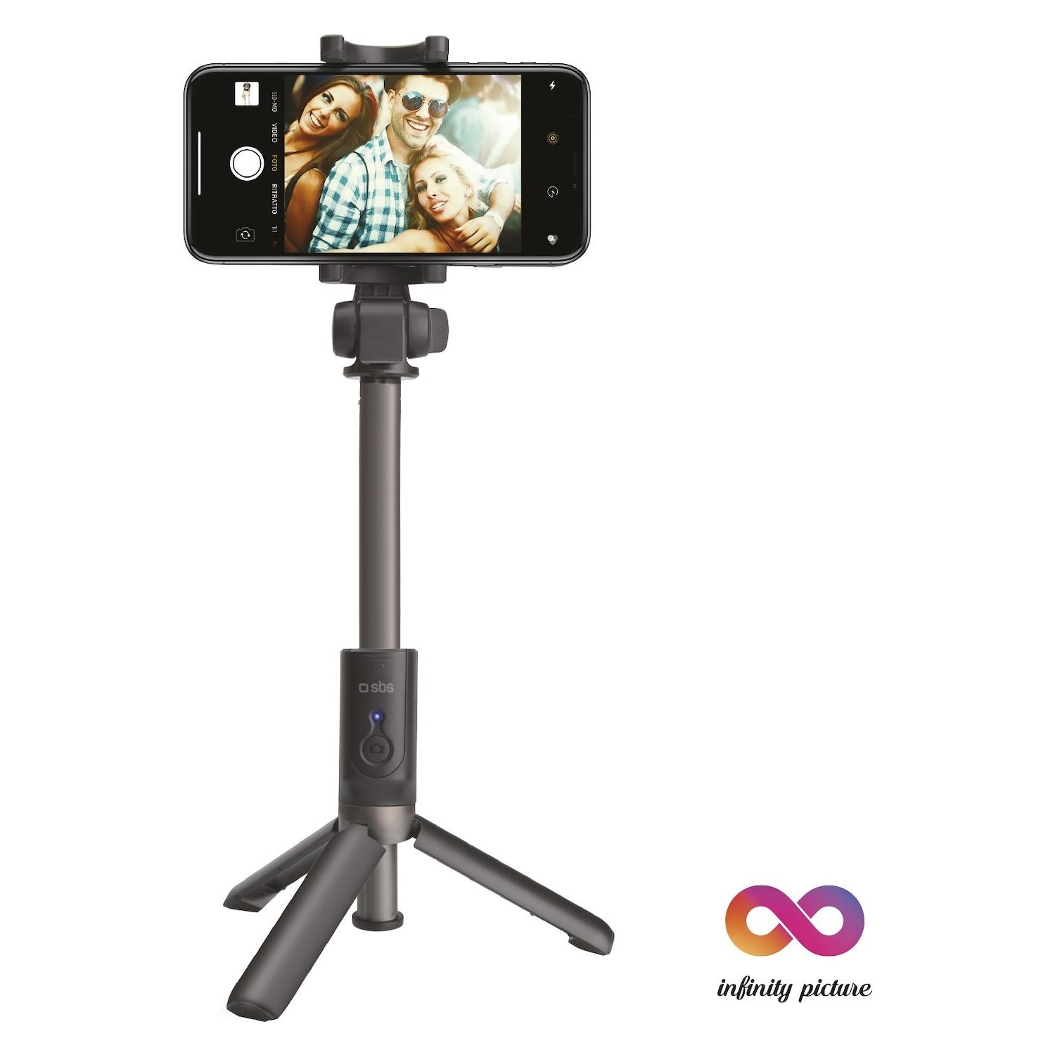 Immagine per Selfie stick SBS e treppiedi wireless universale iOS e Android braccio telescopico in alluminio colo da DIMOStore