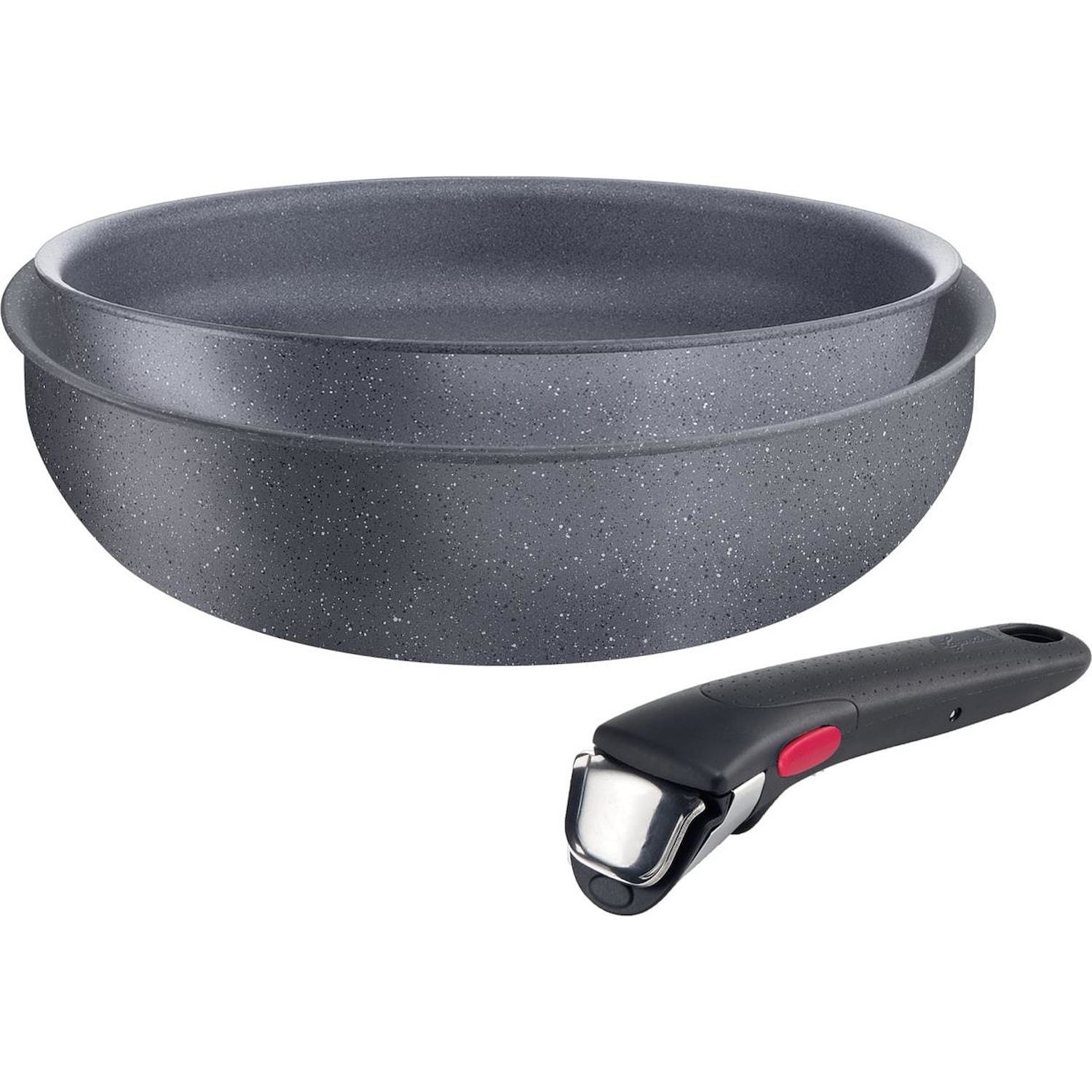 Immagine per Set 3pz Lagostina linea Ingenio composto da wok 28cm,padella 24cm e manico removibile da DIMOStore