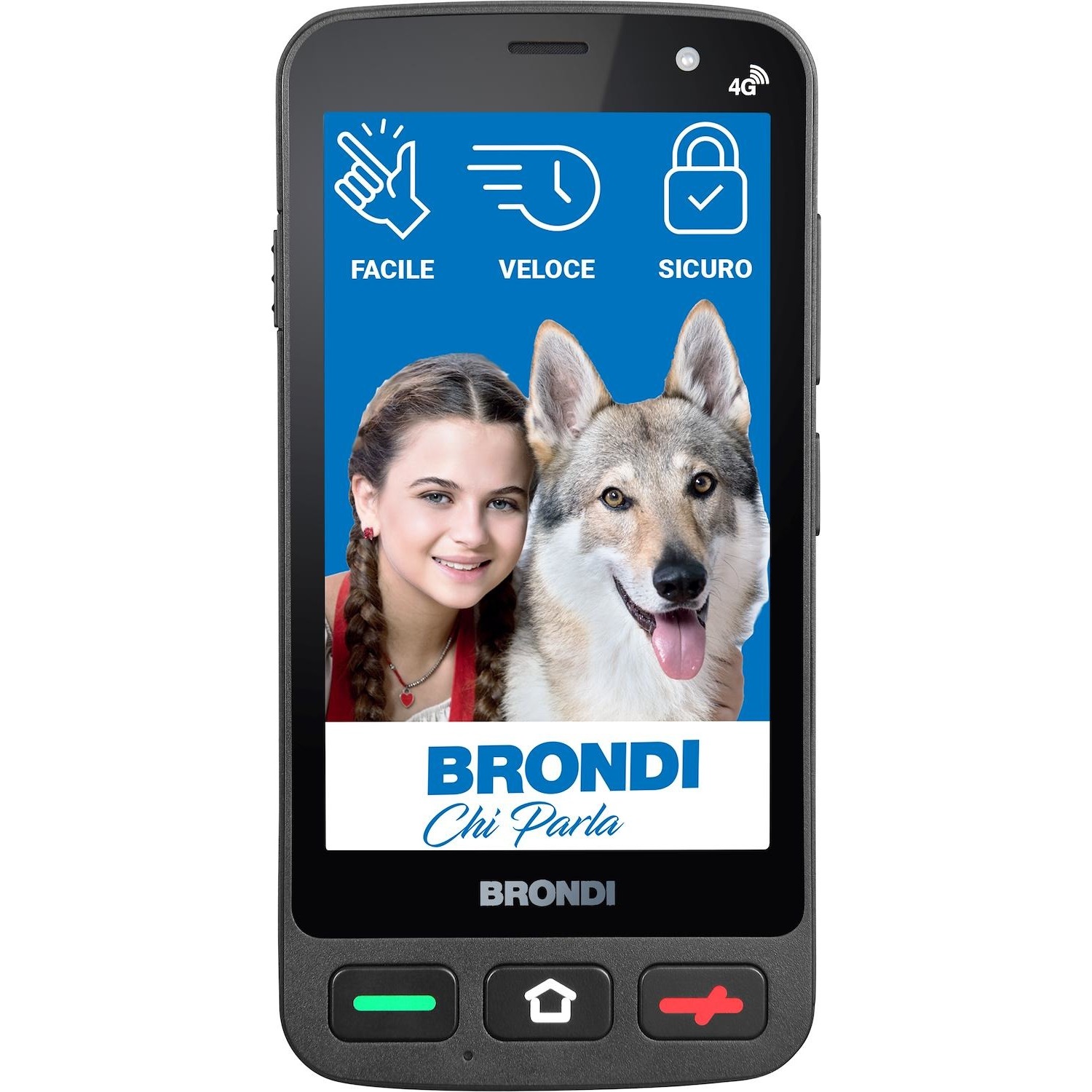 Immagine per Smartphone Brondi Amico Smartphone Pocket con Google Play nero da DIMOStore