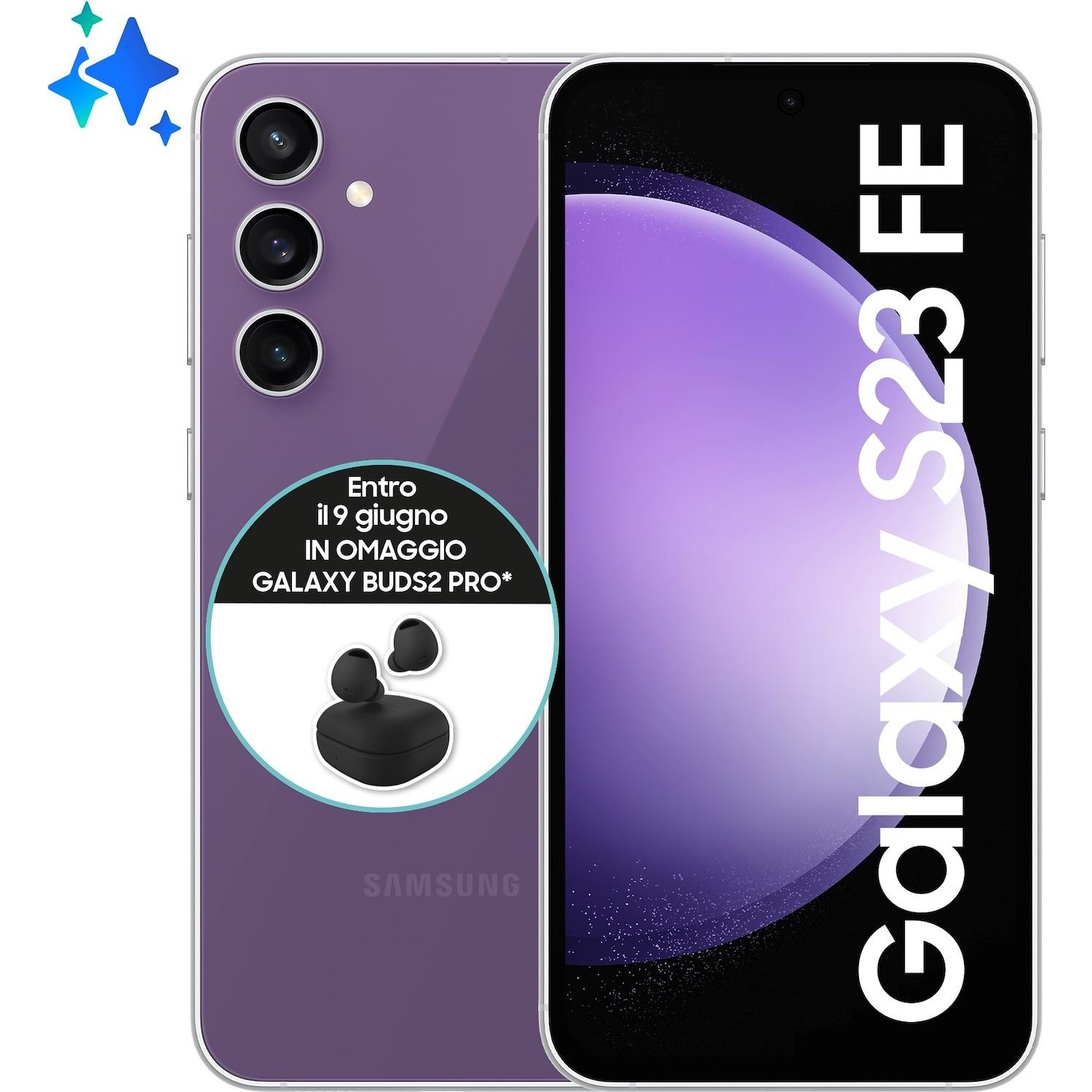 Immagine per Smartphone Samsung Galaxy S23 FE 128GB purple viola da DIMOStore
