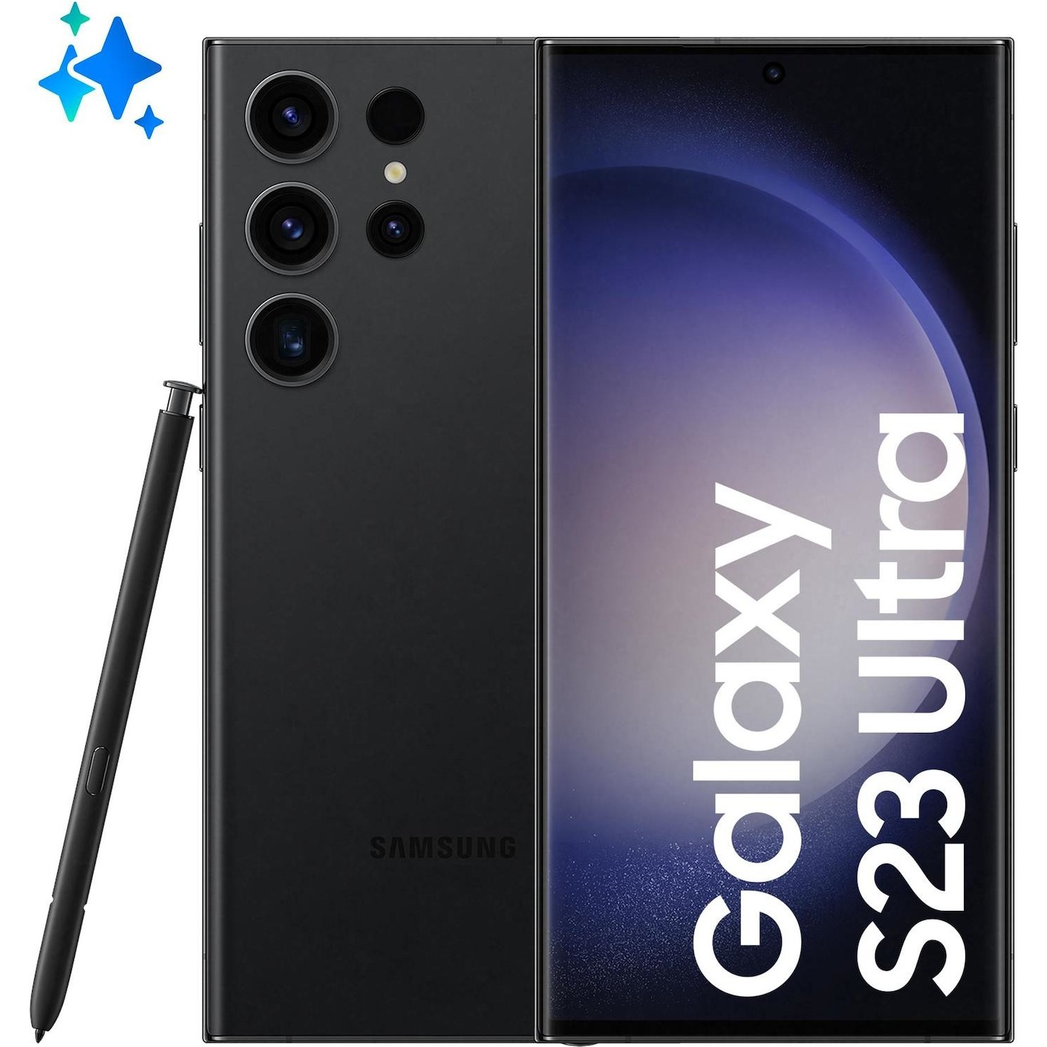 Immagine per Smartphone Samsung Galaxy S23 Ultra 256GB phantom black nero da DIMOStore