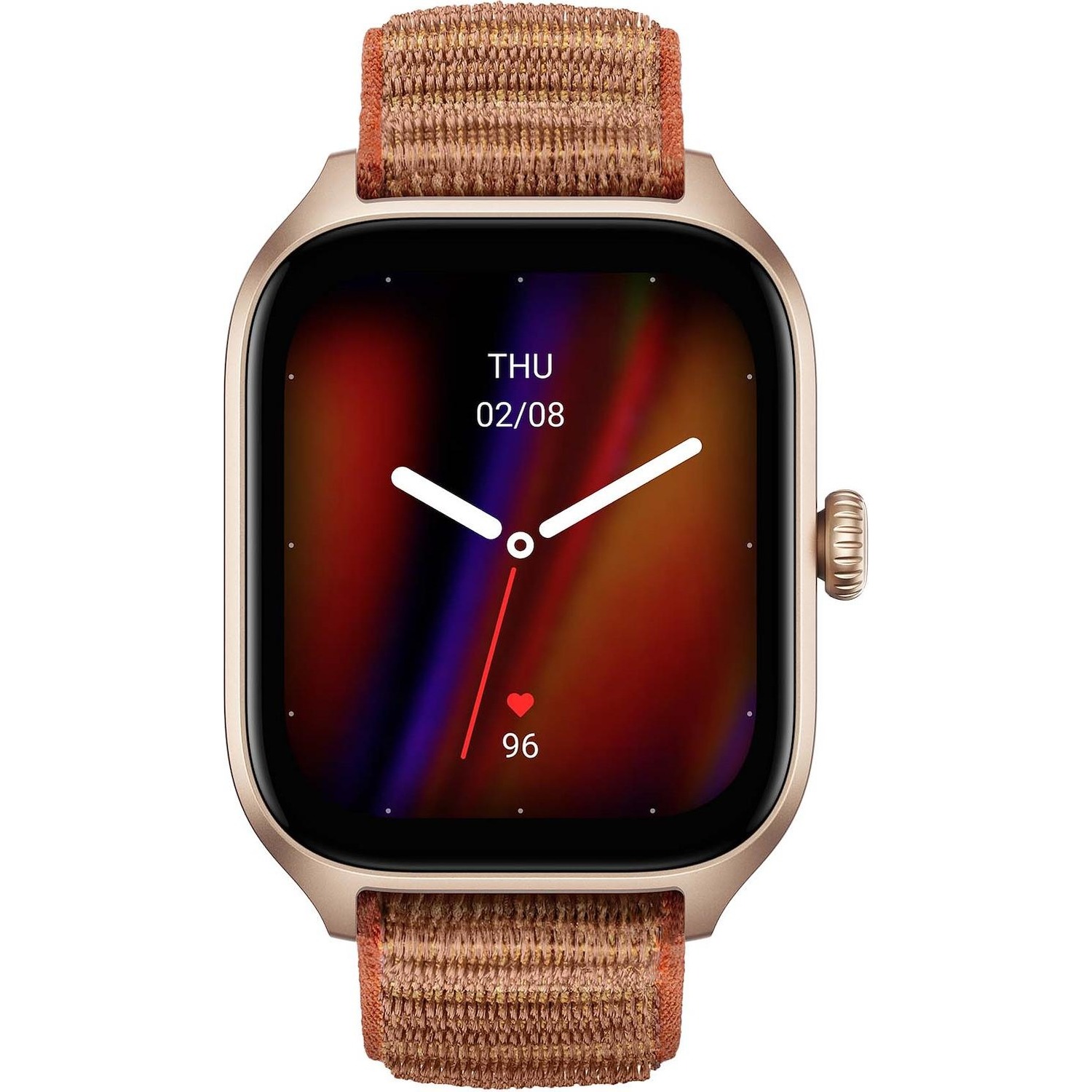 Immagine per Smartwatch Amazfit GTS 4 con cinturino in nylon marrone da DIMOStore