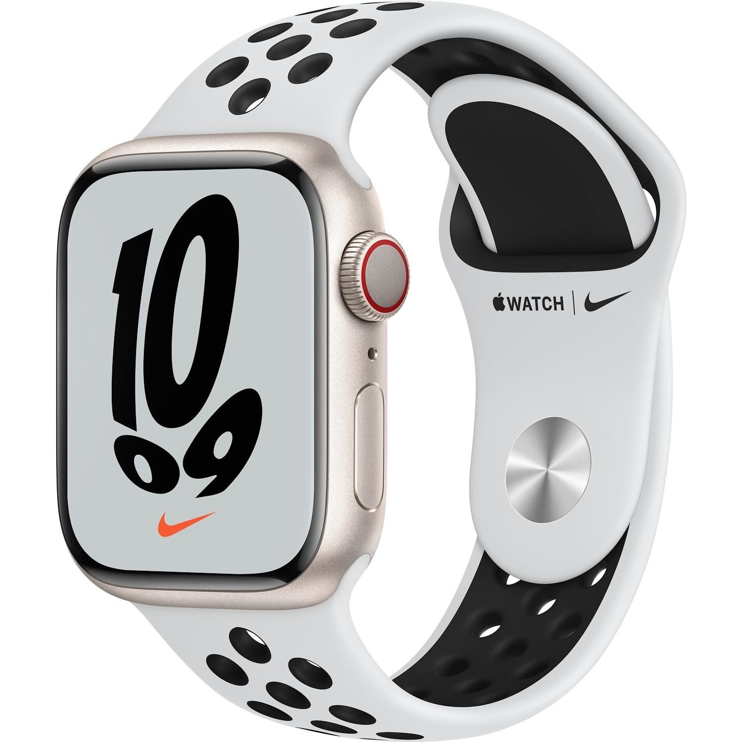 Immagine per Smartwatch Apple Watch Serie 7 GPS+cellular cassa 41mm in alluminio silver con cinturino sport Nike da DIMOStore