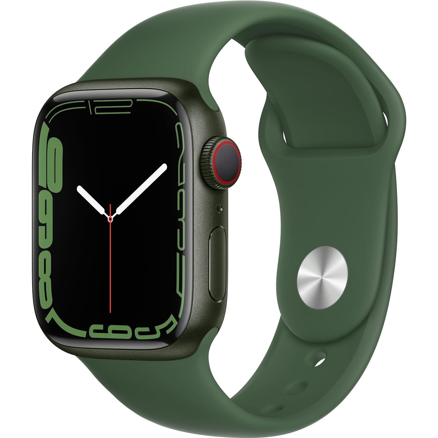 Immagine per Smartwatch Apple Watch Serie 7 GPS+cellular cassa 41mm in alluminio verde con cinturino sport verde da DIMOStore