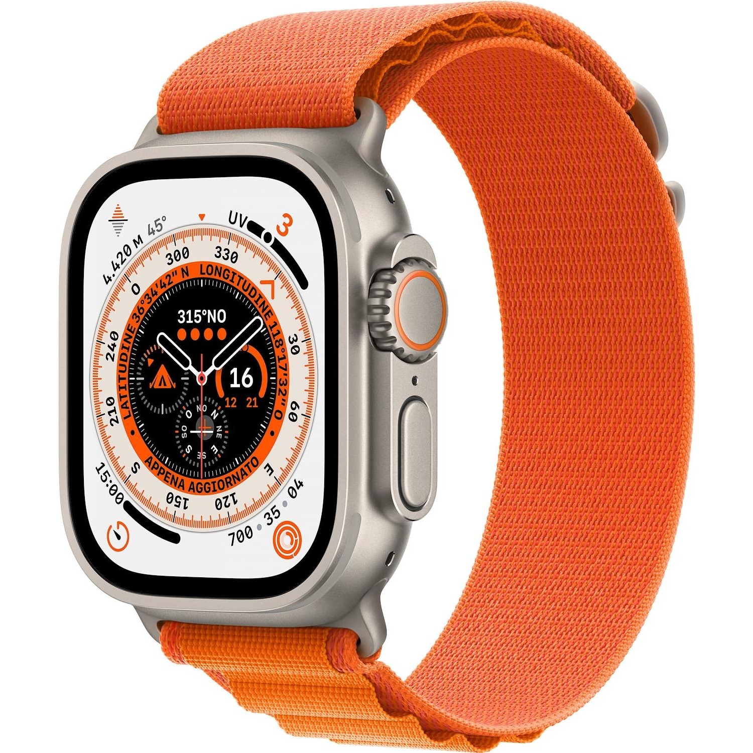Smartwatch Apple Watch Ultra GPS+Cellular cassa 49mm in titanio con  cinturino alpine loop taglia M o - DIMOStore