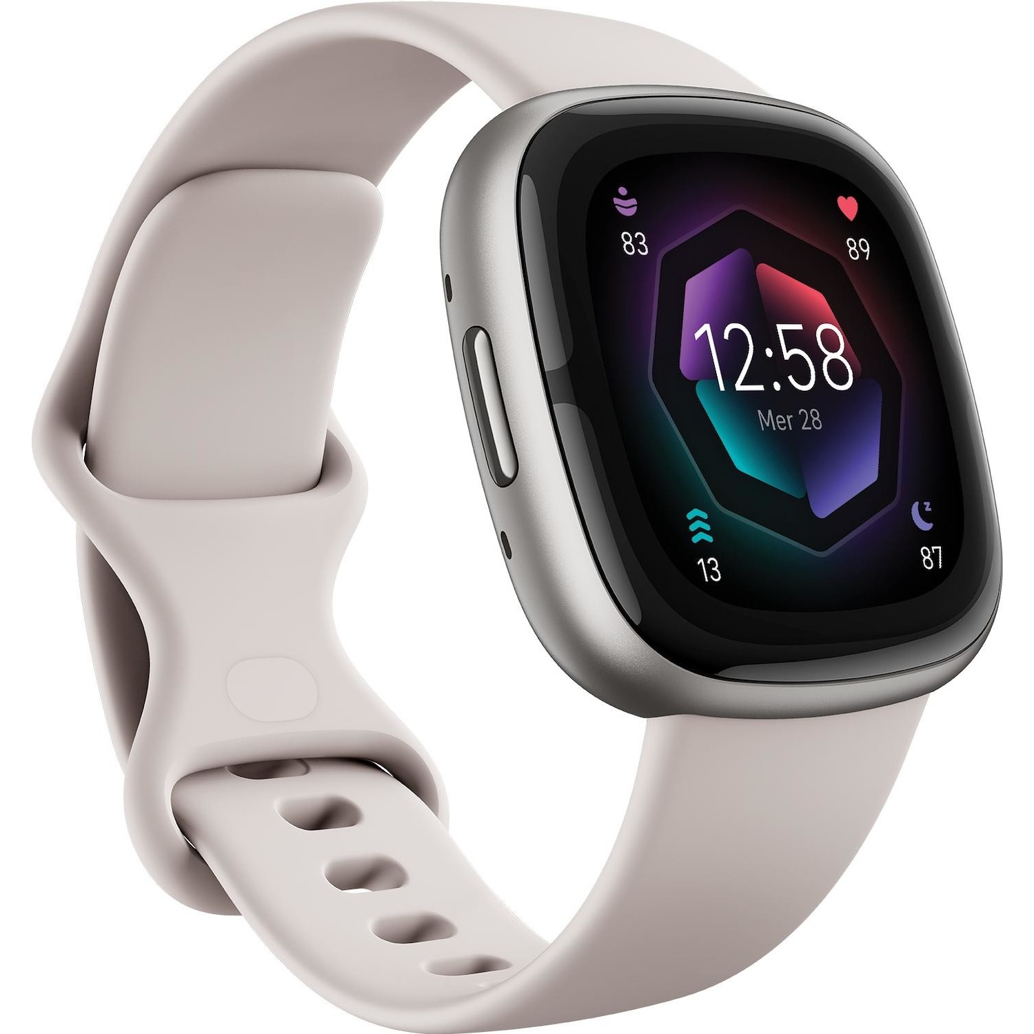 Immagine per Smartwatch Fitbit Sense 2 white bianco da DIMOStore